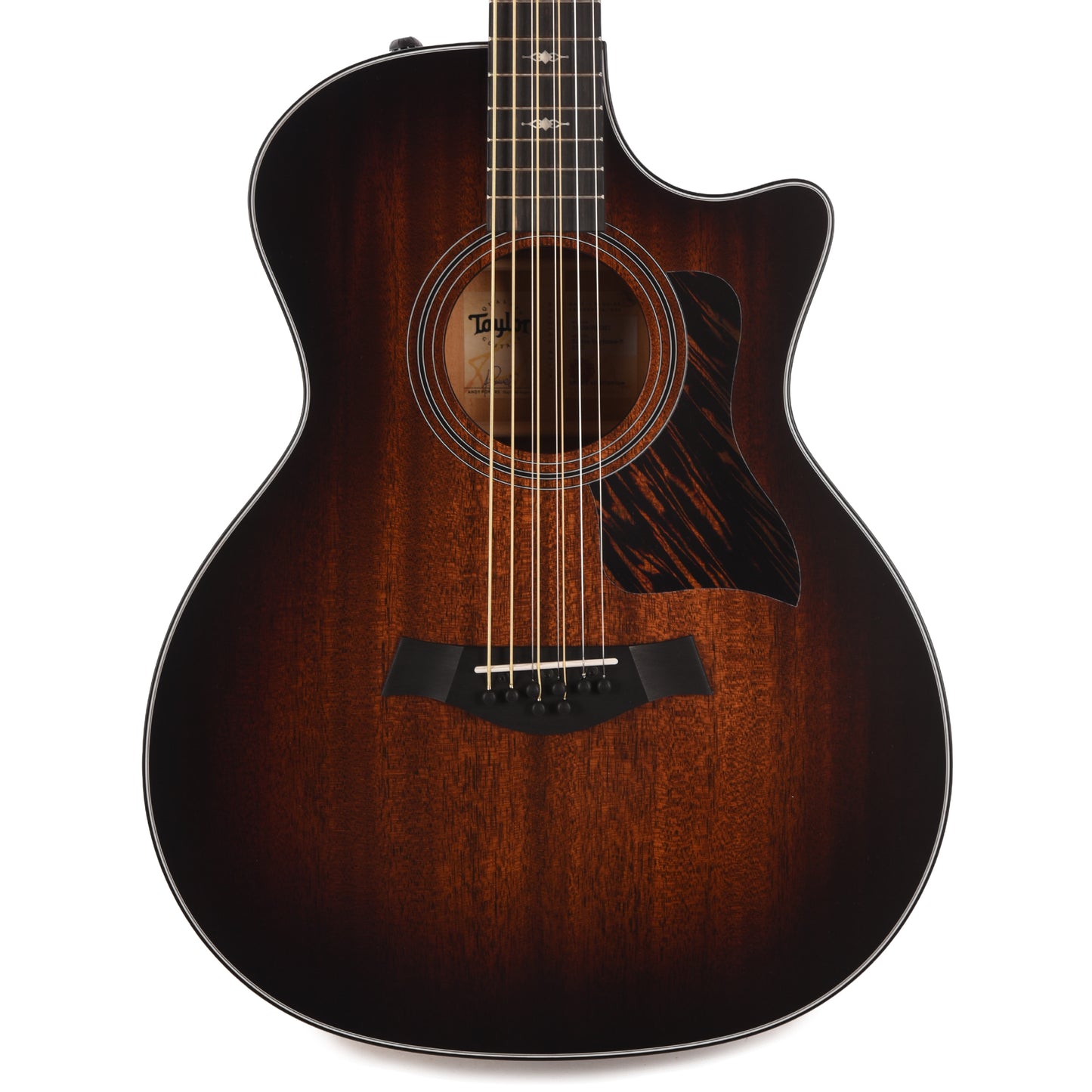 Taylor 324ce Baritone-8 LTD Grand Auditorium Mahogany Shaded Edgeburst ES2 Acoustic Guitars / Baritone