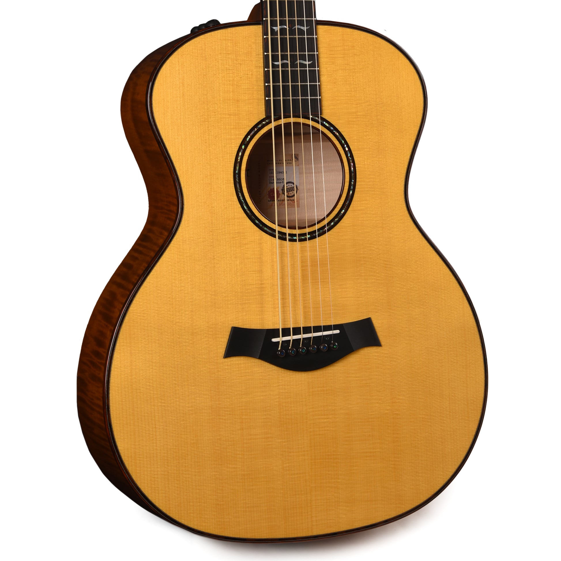 Taylor Custom "The Catch" NAMM 2025 #32 C14e Baritone 6 Grand Auditorium Lutz Spruce/Big Leaf Maple Natural Acoustic Guitars / Baritone