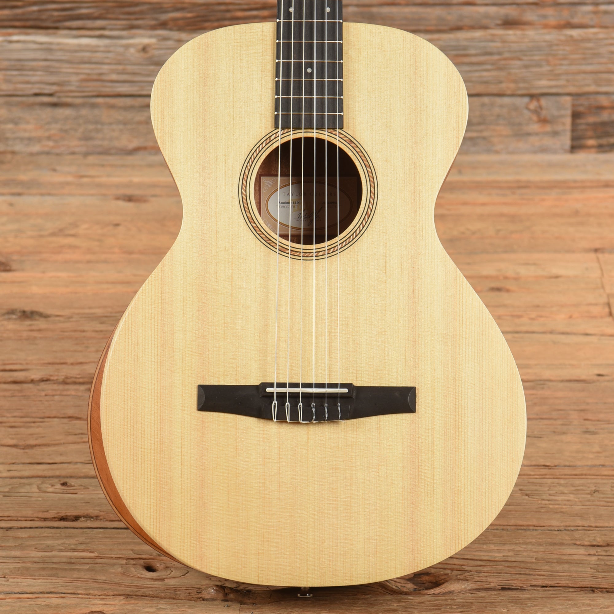 Taylor Academy 12-N Lutz Spruce/Layered Sapele Grand Concert Nylon String Acoustic Guitars / Classical