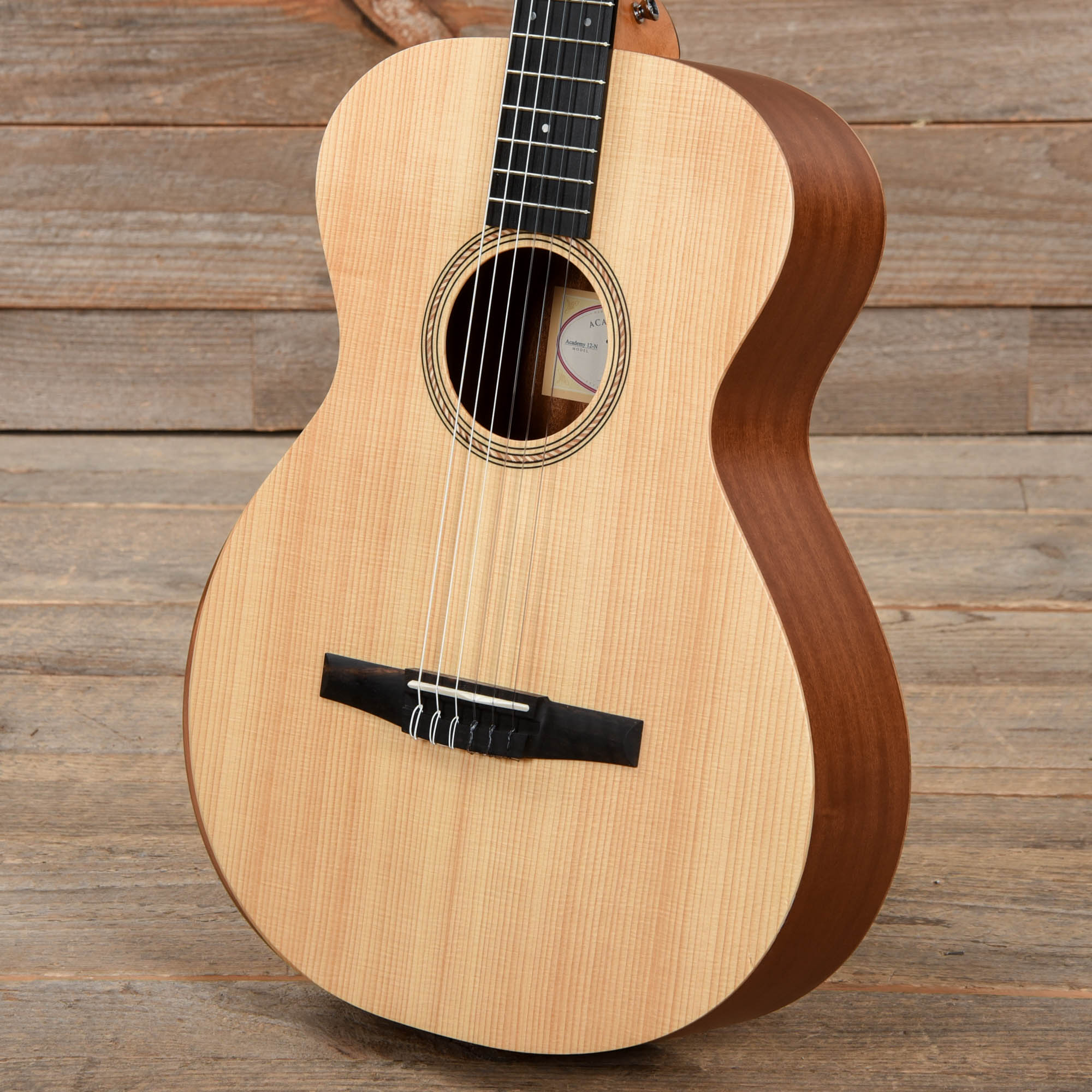 Taylor Academy 12-N Lutz Spruce/Layered Sapele Grand Concert Nylon String Acoustic Guitars / Classical