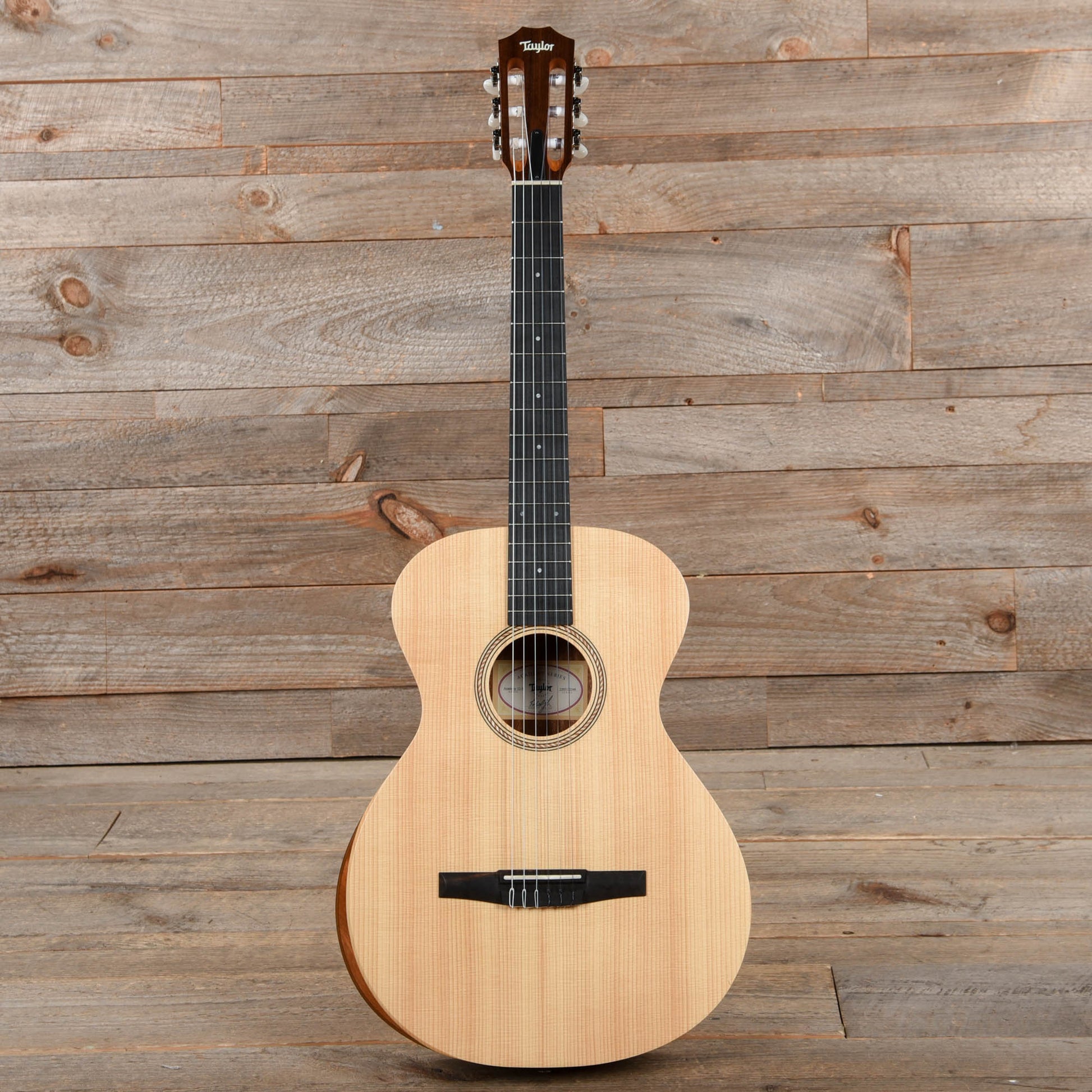Taylor Academy 12-N Lutz Spruce/Layered Sapele Grand Concert Nylon String Acoustic Guitars / Classical