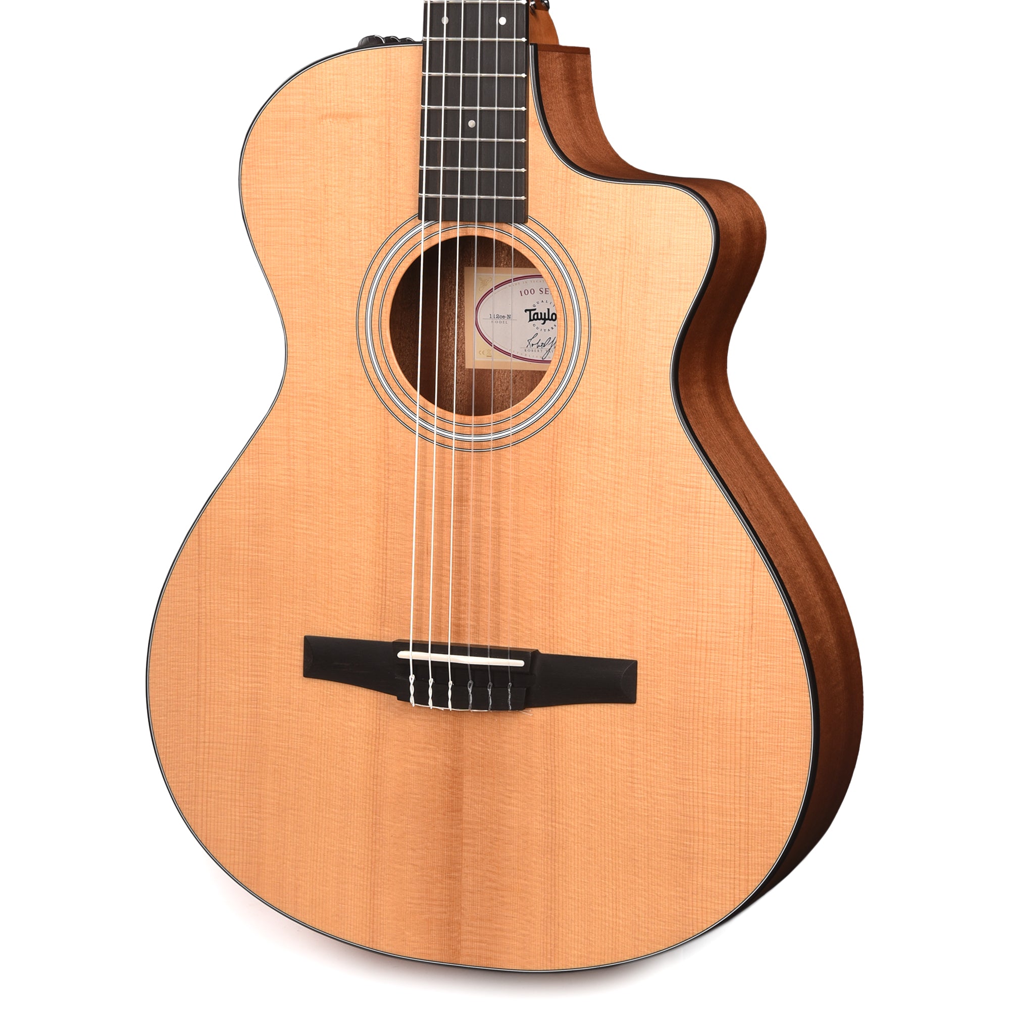 Taylor 112ce-N Grand Concert Torrefied Sitka/Sapele Natural ES-N Acoustic Guitars / Concert