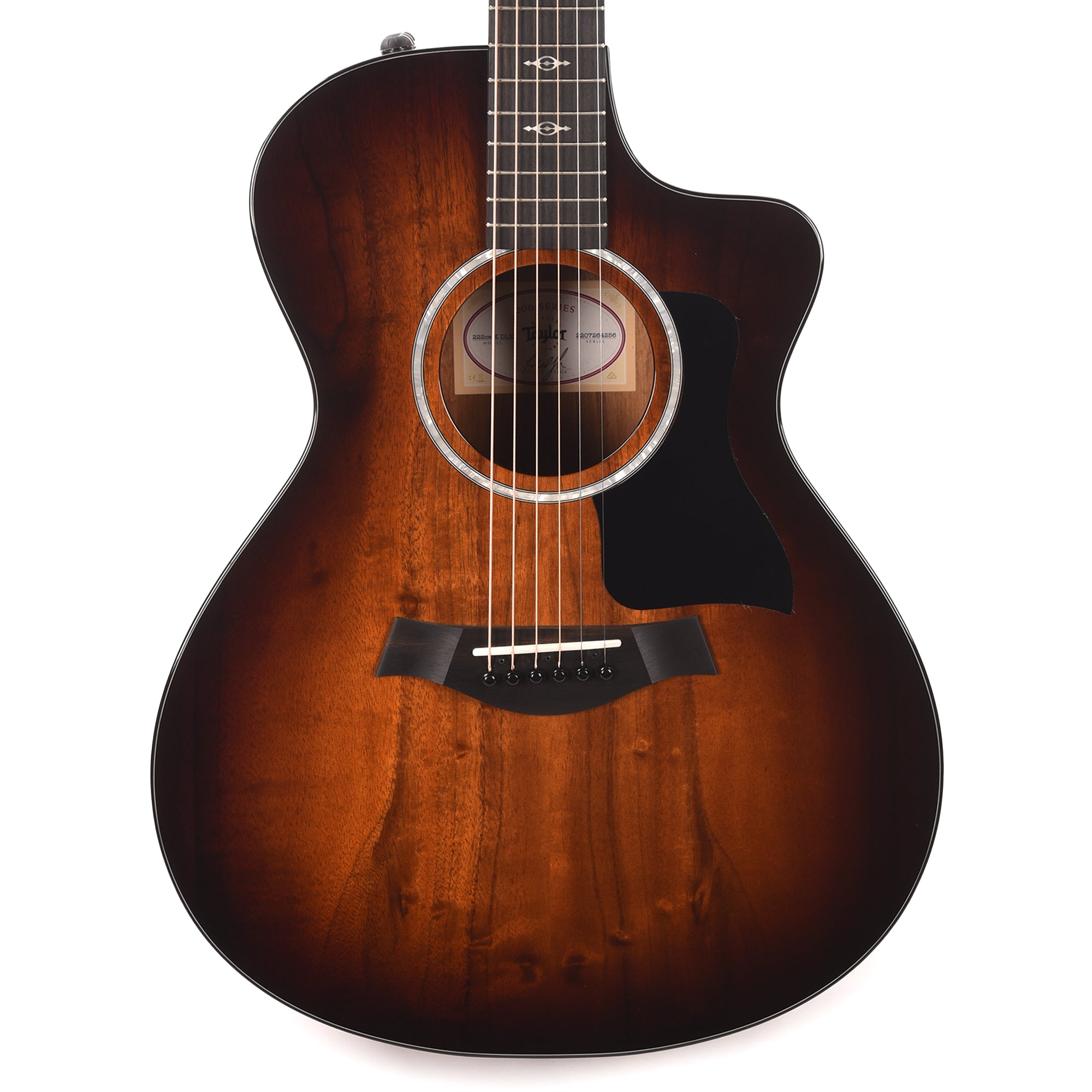 Taylor 222ce-K Deluxe Grand Concert Hawaiian Koa Shaded Edgeburst Factory B-Stock Acoustic Guitars / Concert