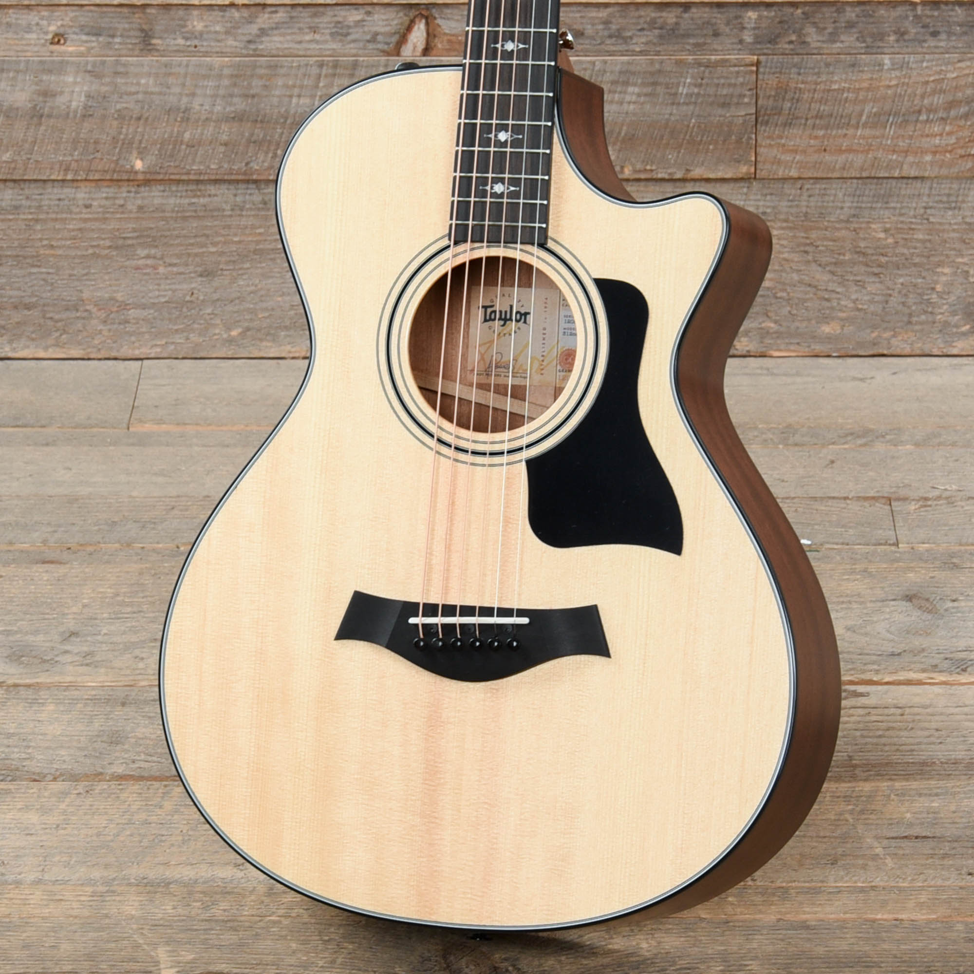 Taylor 312ce 12-Fret Grand Concert Sitka/Sapele Natural ES2 w/V-Class Bracing Acoustic Guitars / Concert