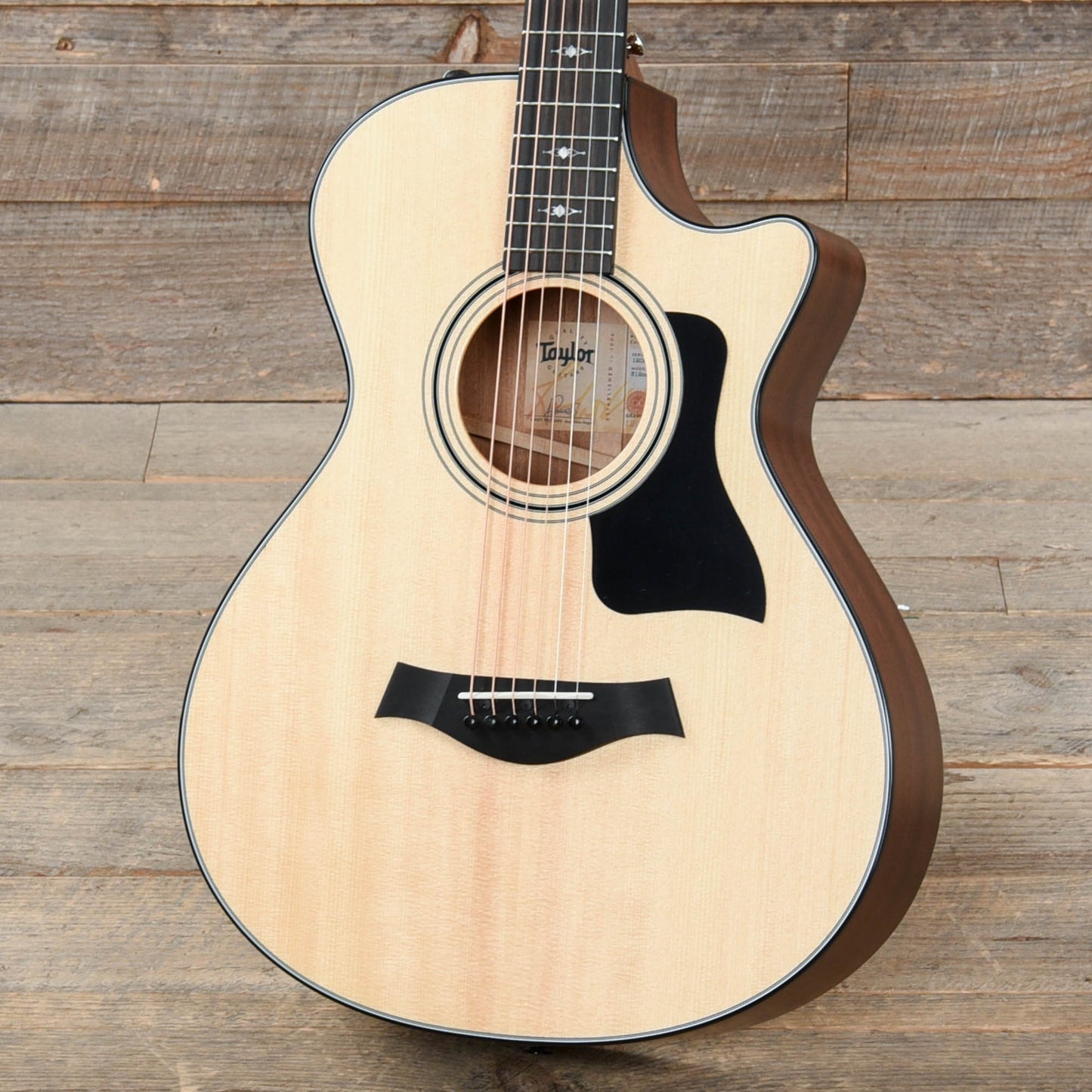 Taylor 312ce 12-Fret Grand Concert Sitka/Sapele Natural ES2 w/V-Class Bracing Acoustic Guitars / Concert