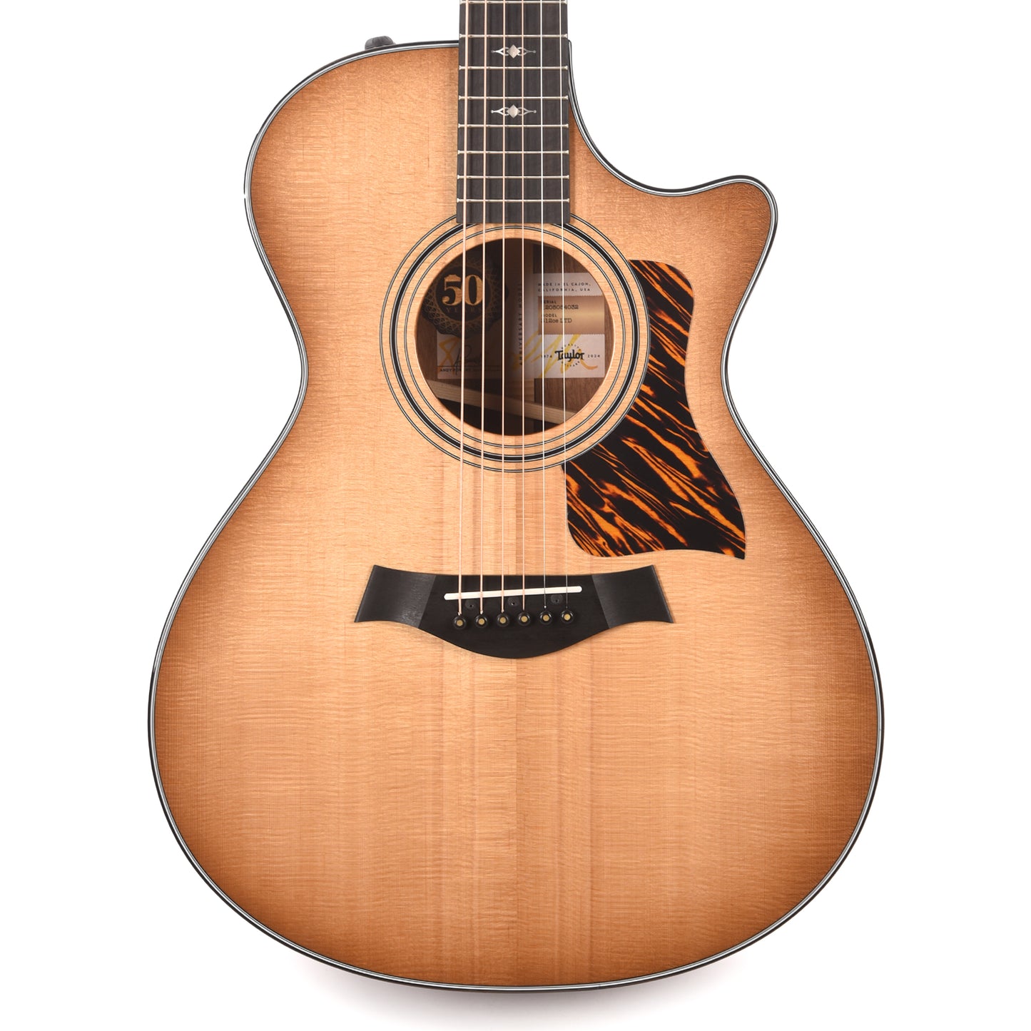 Taylor 50th Anniversary Limited 312ce Grand Concert Torrefied Sitka/Sapele Shaded Edgeburst ES2 Acoustic Guitars / Concert