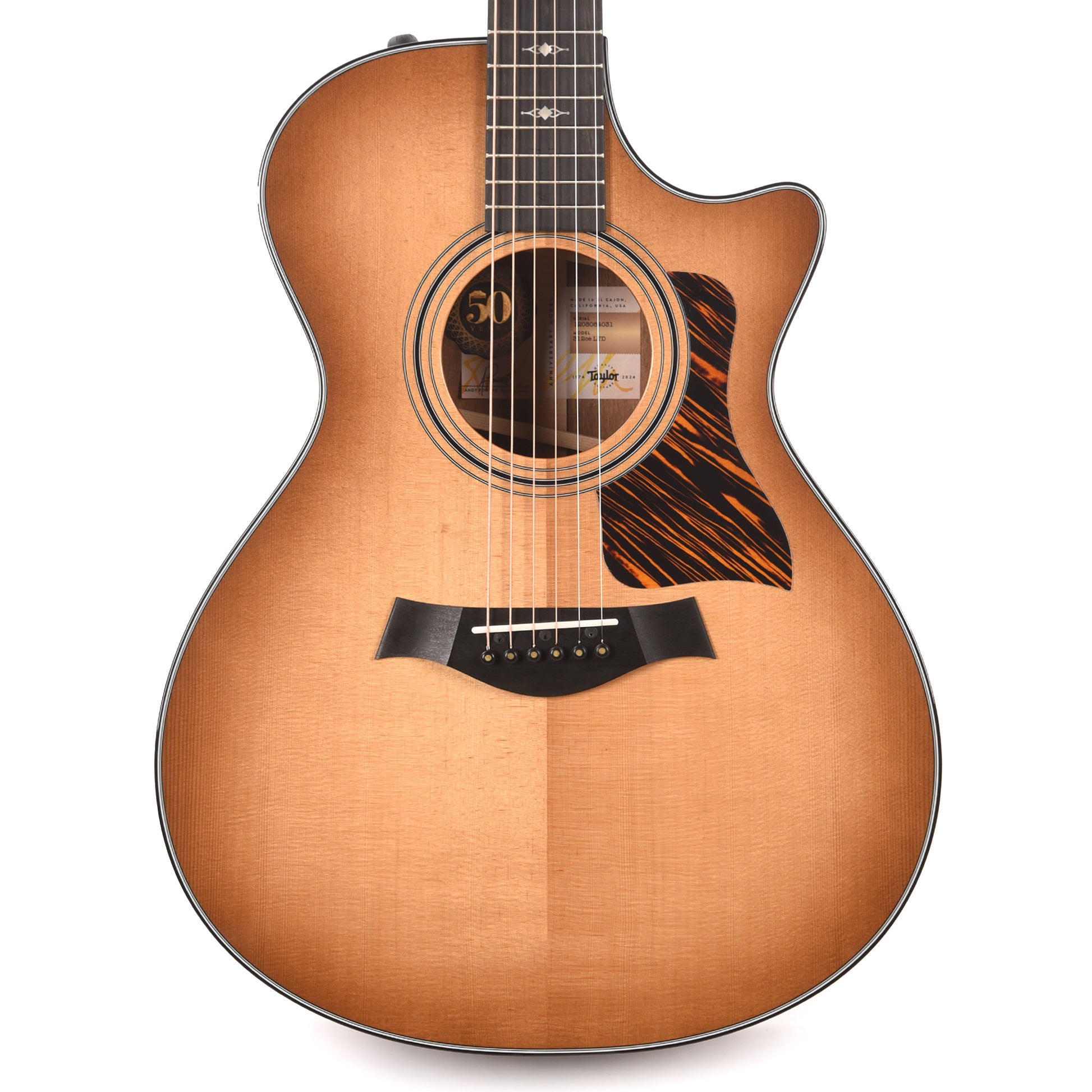 Taylor 50th Anniversary Limited 312ce Grand Concert Torrefied Sitka/Sapele Shaded Edgeburst ES2 Acoustic Guitars / Concert