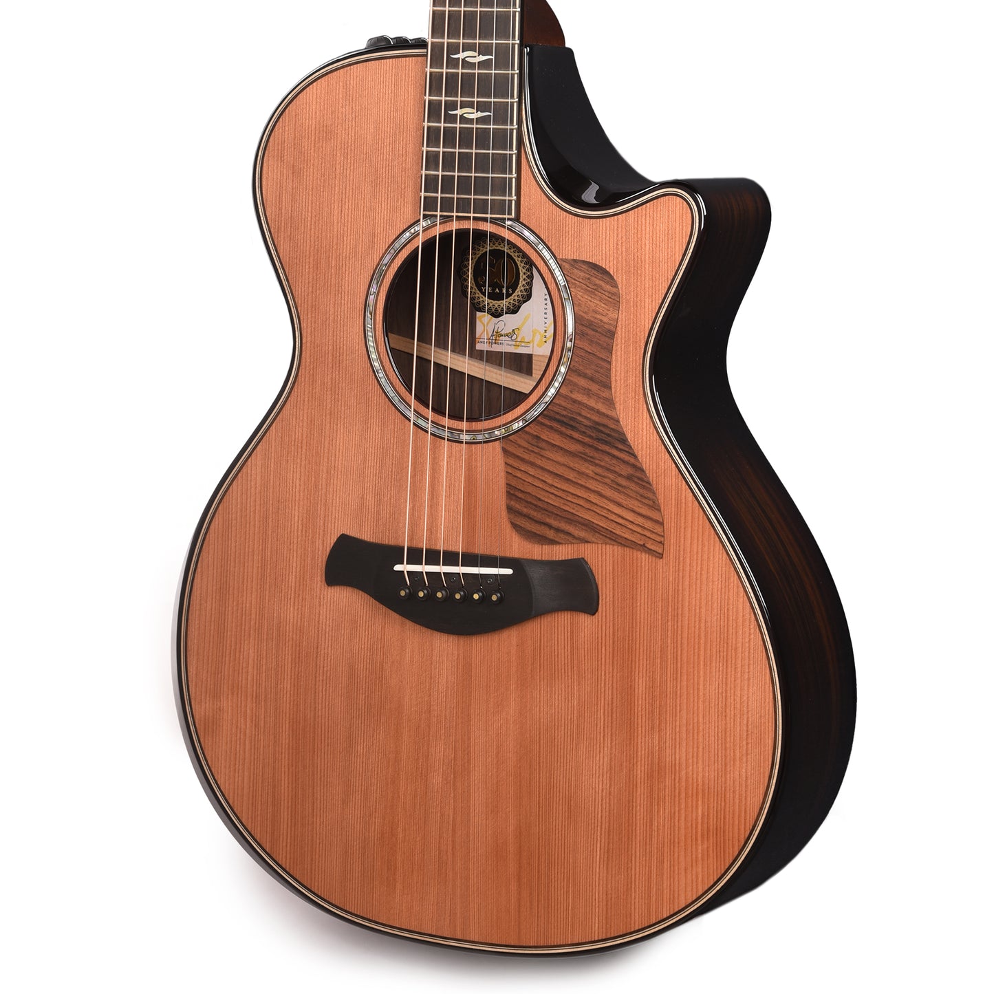 Taylor 50th Anniversary Limited Builder's Edition 812ce Grand Concert Sinker Redwood/Rosewood Natural ES2 Acoustic Guitars / Concert