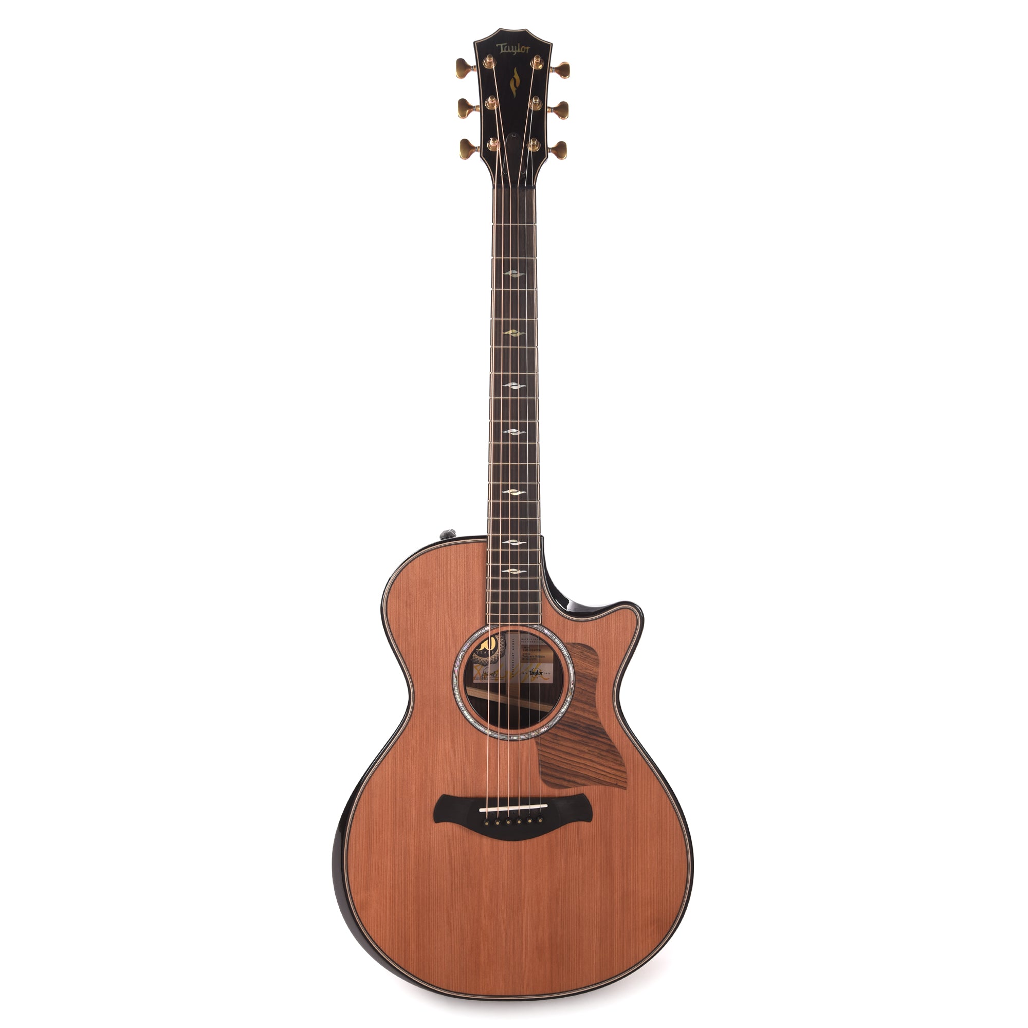 Taylor 50th Anniversary Limited Builder's Edition 812ce Grand Concert Sinker Redwood/Rosewood Natural ES2 Acoustic Guitars / Concert