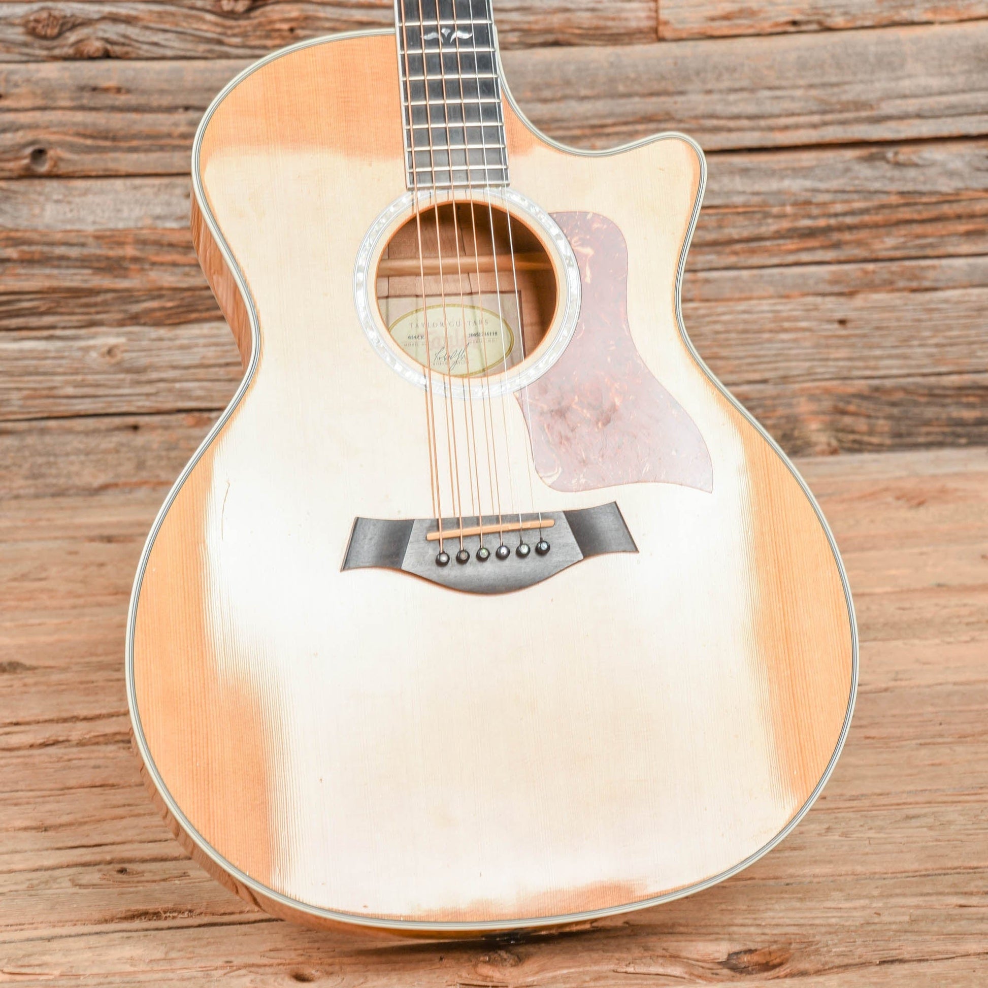 Taylor 614-ce Natural 2005 Acoustic Guitars / Concert