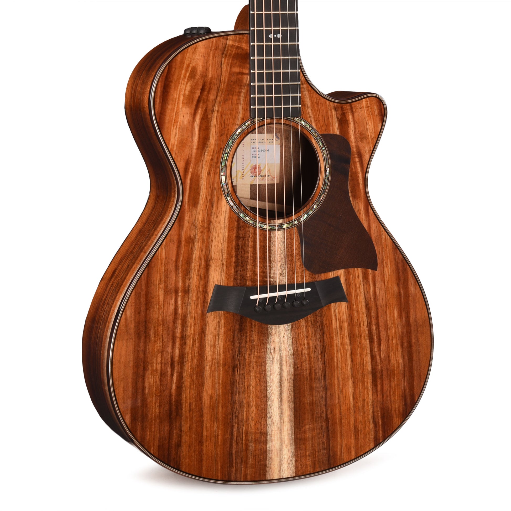 Taylor 722ce Grand Concert Hawaiian Koa Gloss Natural ES2 Acoustic Guitars / Concert