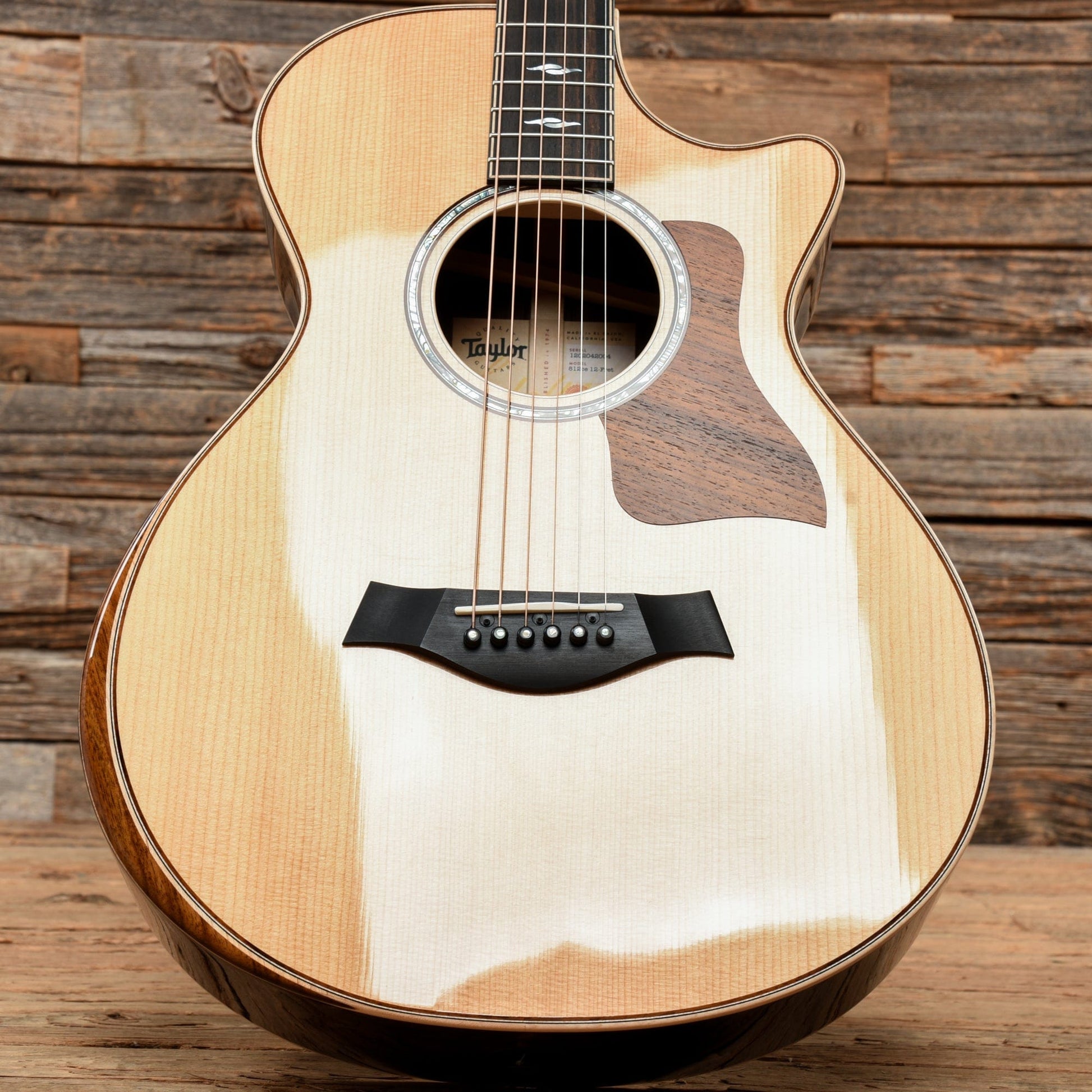 Taylor 812ce 12-Fret Grand Concert Sitka/Rosewood ES2 Acoustic Guitars / Concert