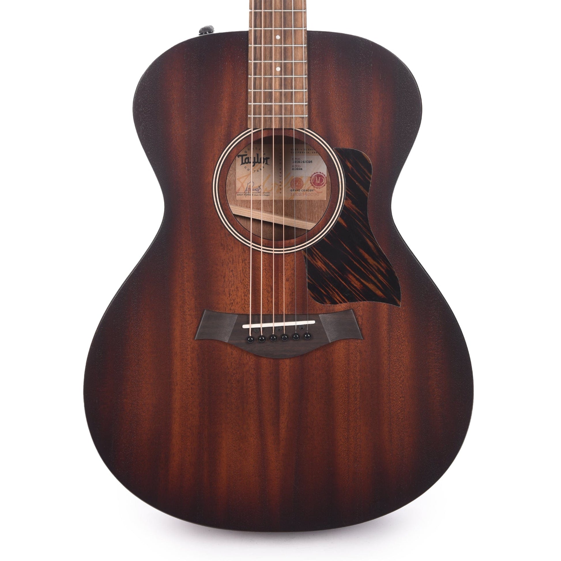 Taylor AD22e Grand Concert Mahogany/Sapele Shaded Edgeburst Acoustic Guitars / Concert