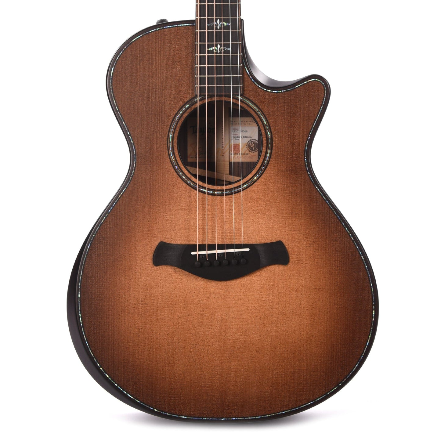 Taylor Builder's Edition 912ce Grand Concert Lutz Spruce/Rosewood Wild Honey Burst ES2 Acoustic Guitars / Concert