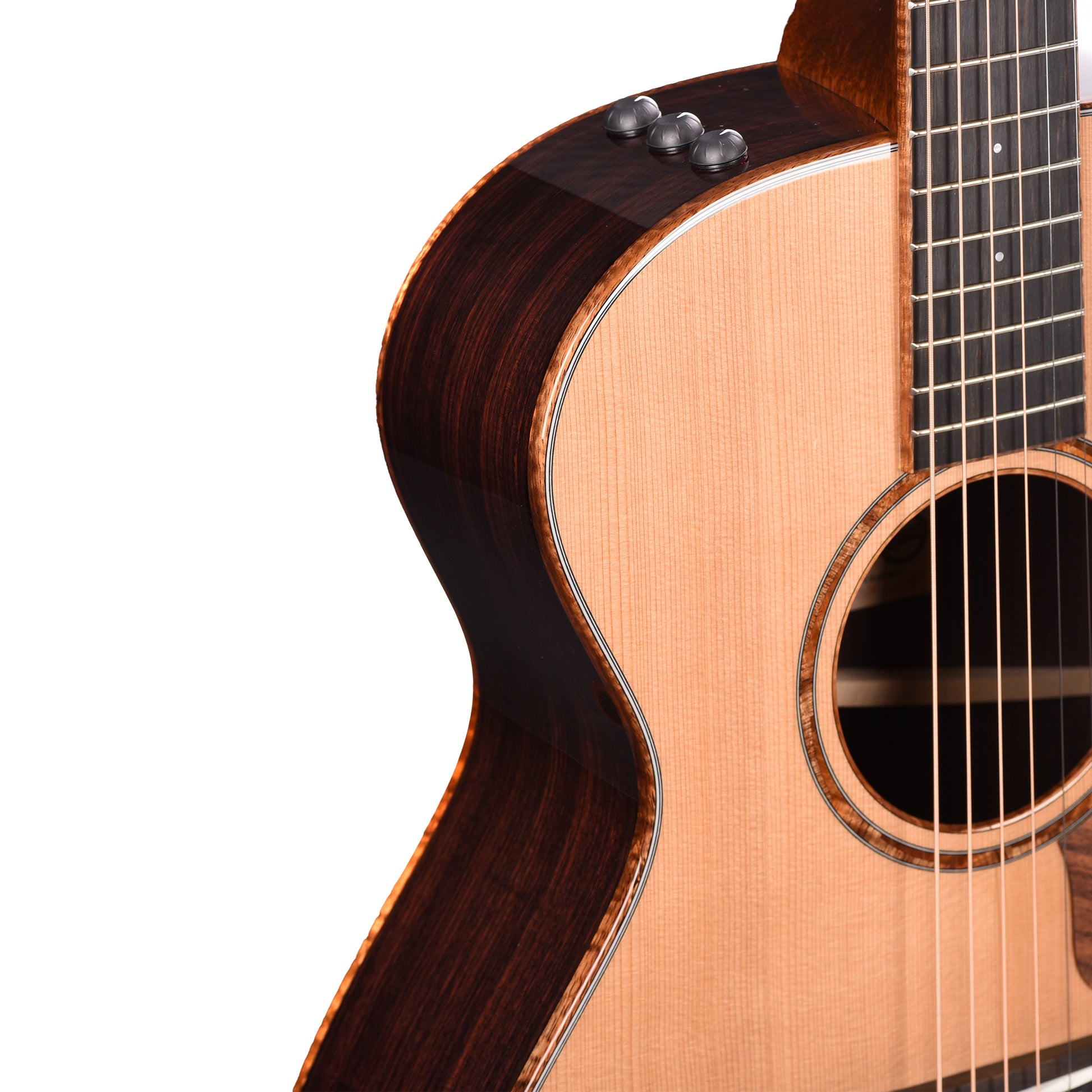 Taylor Custom Grand Concert Cedar/East Indian Rosewood Aged Toner Top w/Hawaiian Koa Binding Acoustic Guitars / Concert