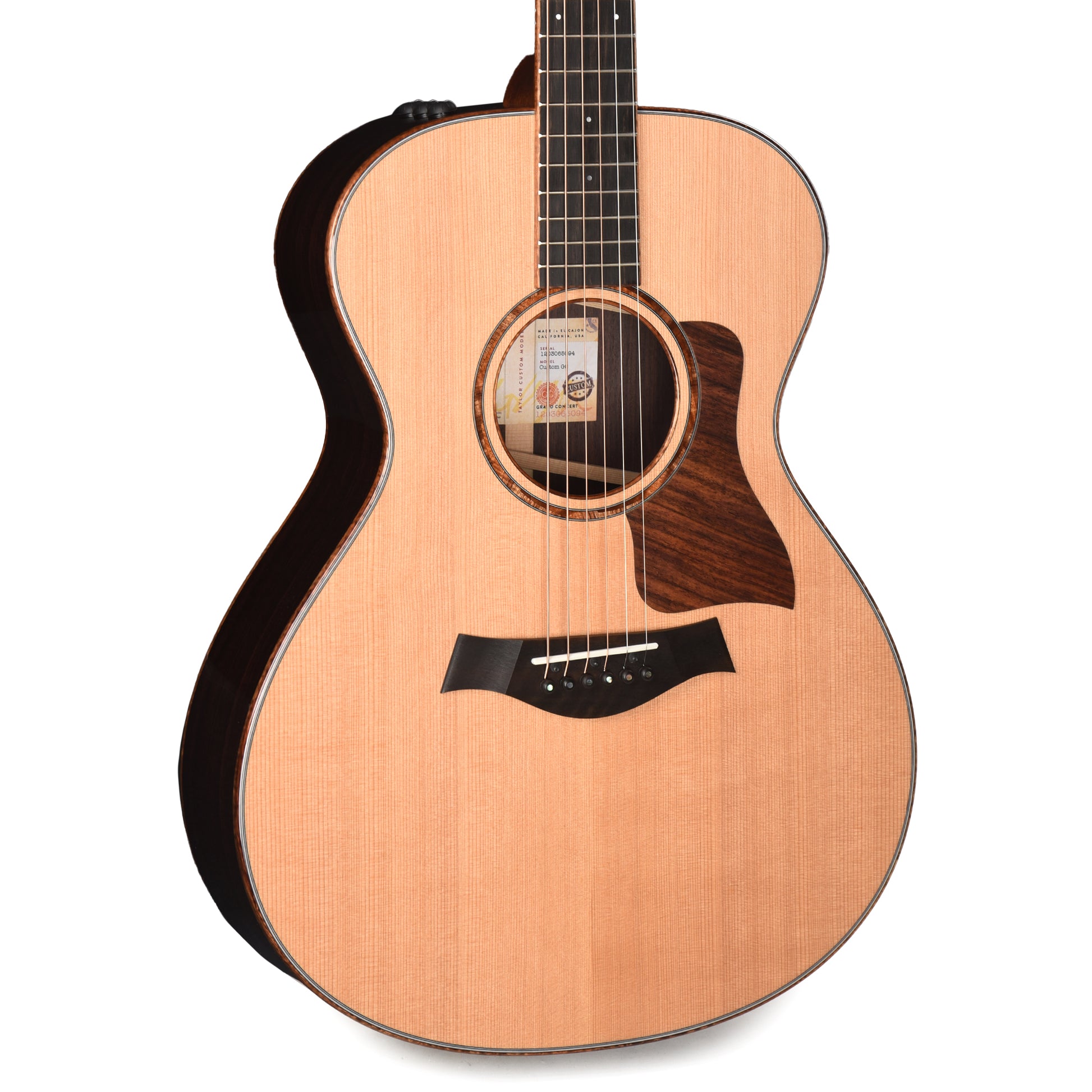 Taylor Custom Grand Concert Cedar/East Indian Rosewood Aged Toner Top w/Hawaiian Koa Binding Acoustic Guitars / Concert