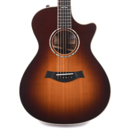 Taylor Custom Grand Concert Western Red Cedar/AA Walnut Tobacco Sunburst Top ES2 w/Figured Maple Binding Acoustic Guitars / Concert