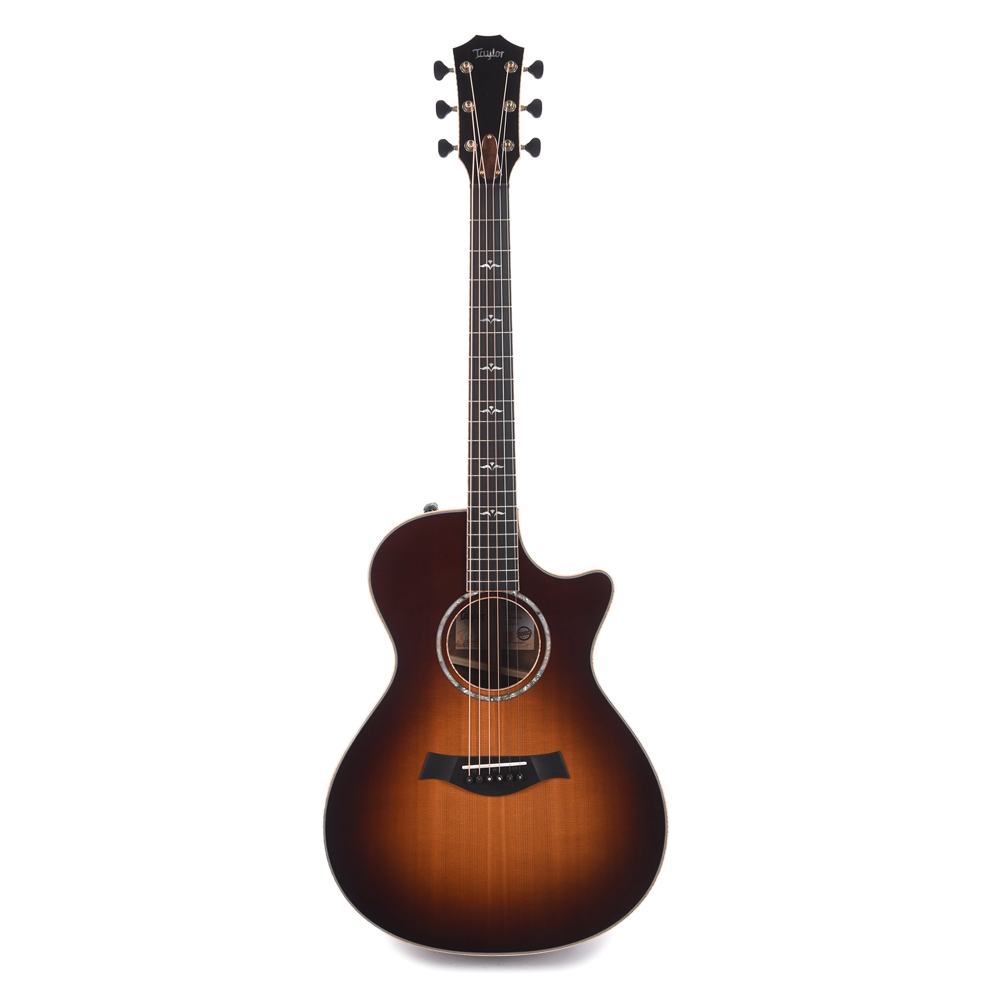 Taylor Custom Grand Concert Western Red Cedar/AA Walnut Tobacco Sunburst Top ES2 w/Figured Maple Binding Acoustic Guitars / Concert