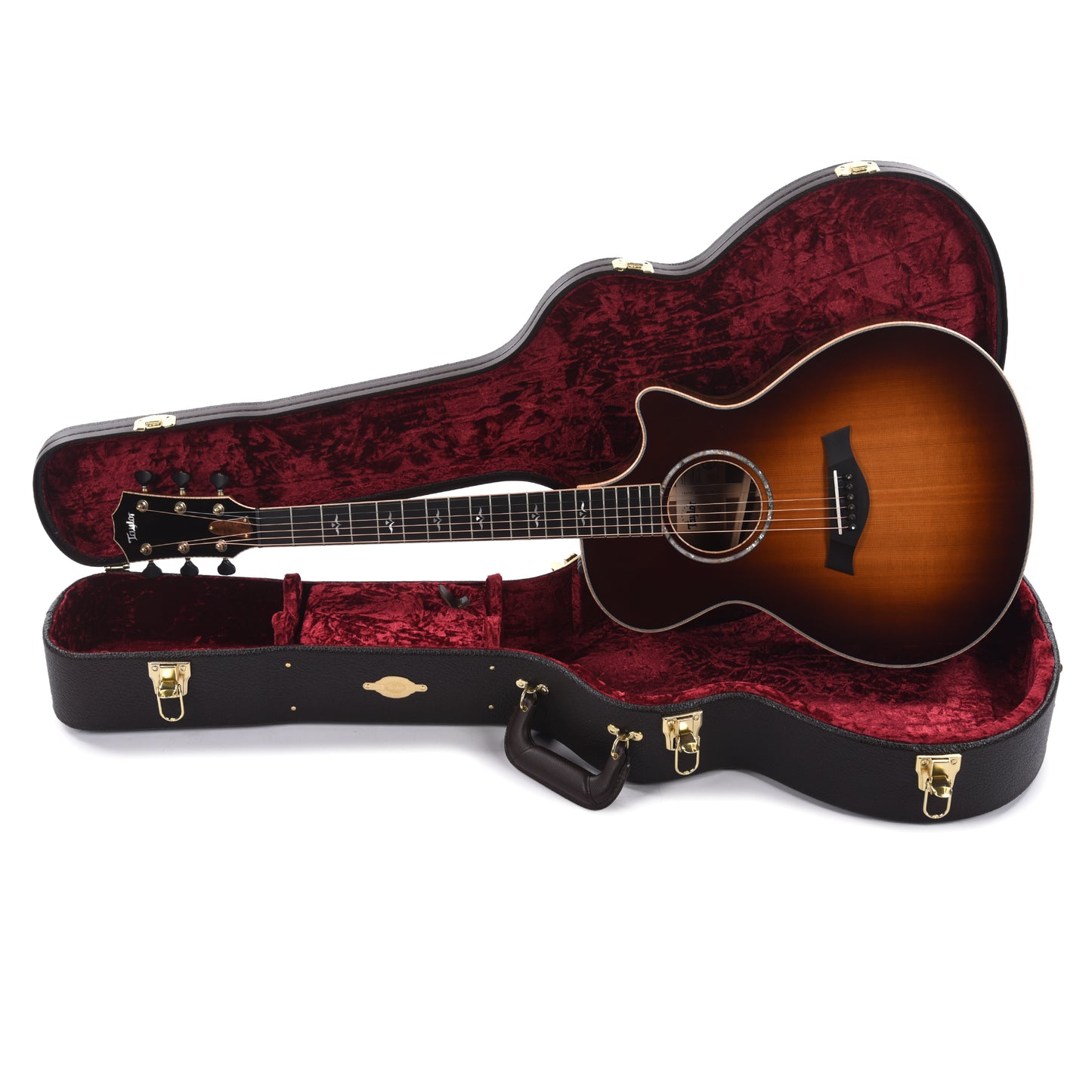 Taylor Custom Grand Concert Western Red Cedar/AA Walnut Tobacco Sunburst Top ES2 w/Figured Maple Binding Acoustic Guitars / Concert