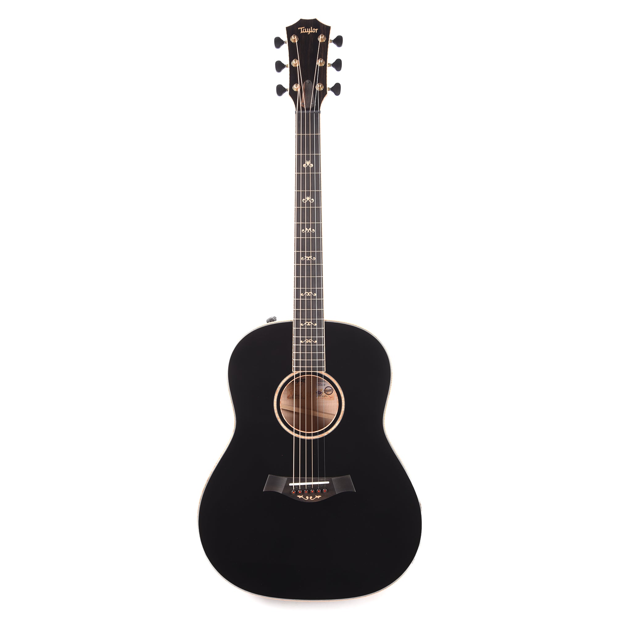 Taylor Custom Grand Pacific Torrefied Spruce/Flame Maple Black Top w/Vintage Sunburst Back/Sides ES2 Acoustic Guitars / Concert