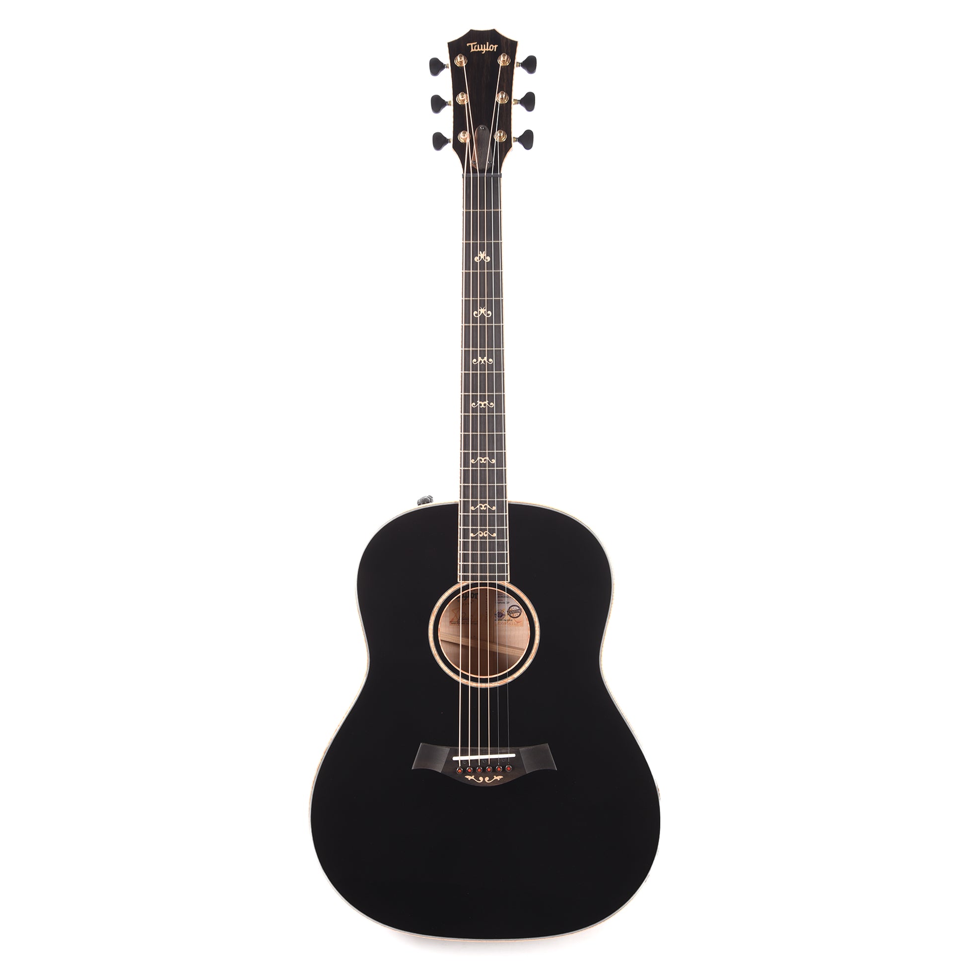 Taylor Custom Grand Pacific Torrefied Spruce/Flame Maple Black Top w/Vintage Sunburst Back/Sides ES2 Acoustic Guitars / Concert