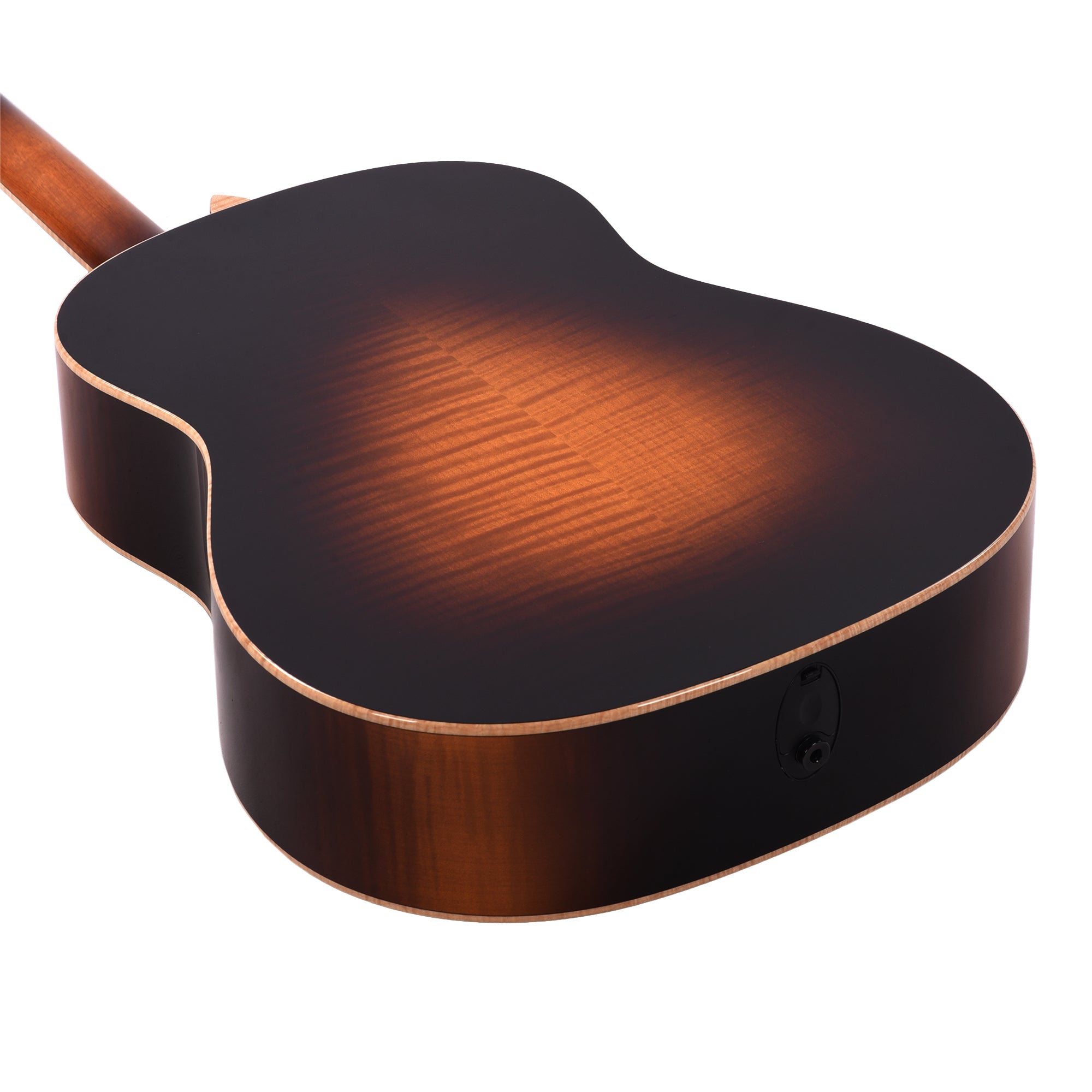 Taylor Custom Grand Pacific Torrefied Spruce/Flame Maple Black Top w/Vintage Sunburst Back/Sides ES2 Acoustic Guitars / Concert