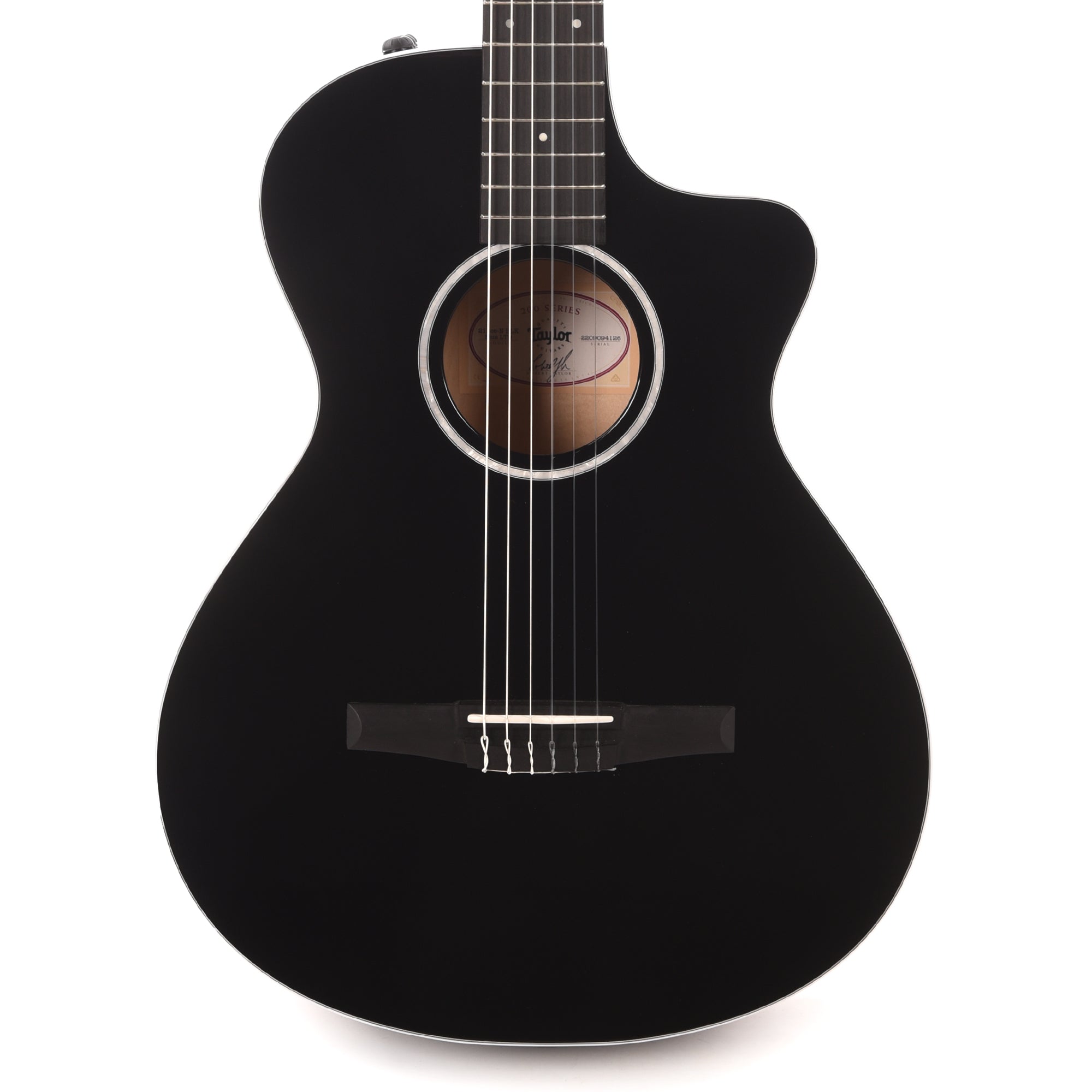 Taylor Limited 212ce-N Plus Grand Concert Torrefied Sitka/Big Leaf Maple Black ES-N Acoustic Guitars / Concert