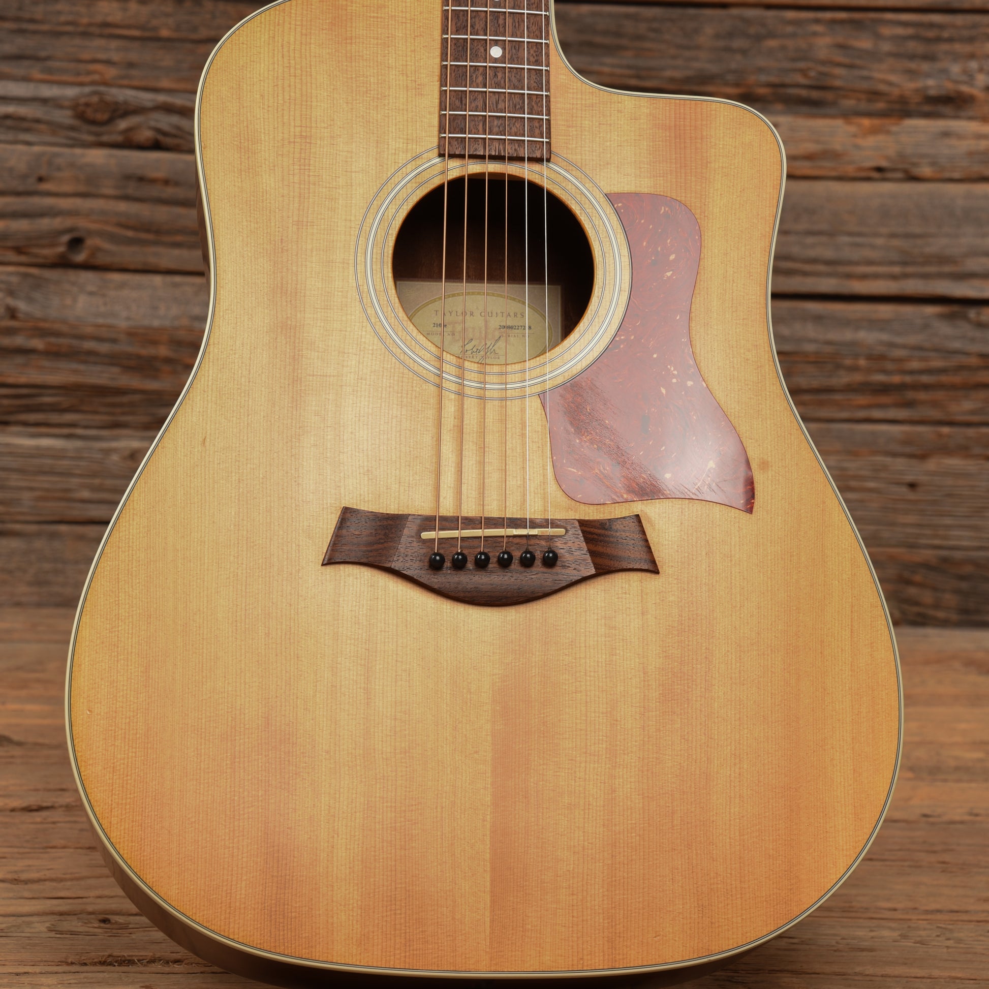 Taylor 210ce Natural 2008 Acoustic Guitars / Dreadnought