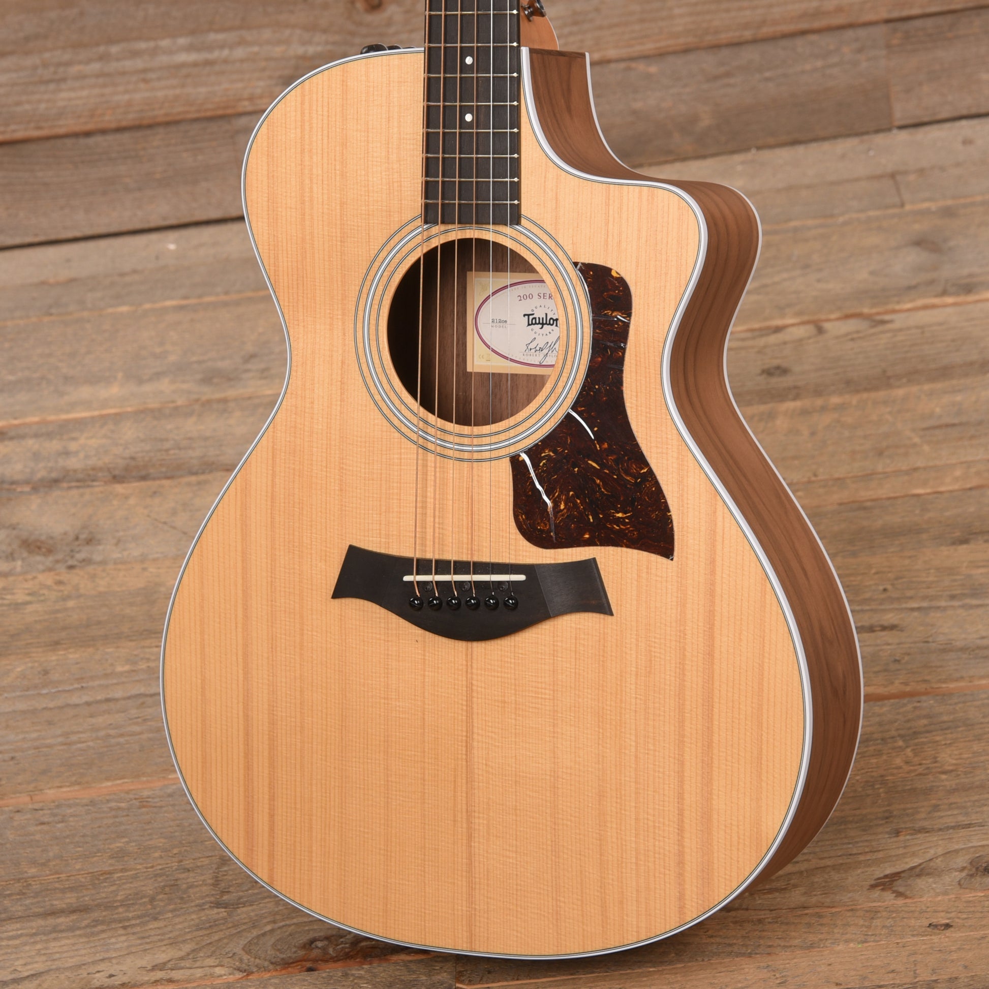 Taylor 212ce Grand Concert Torrified Spruce/Rosewood Natural ES2 Acoustic Guitars / Dreadnought