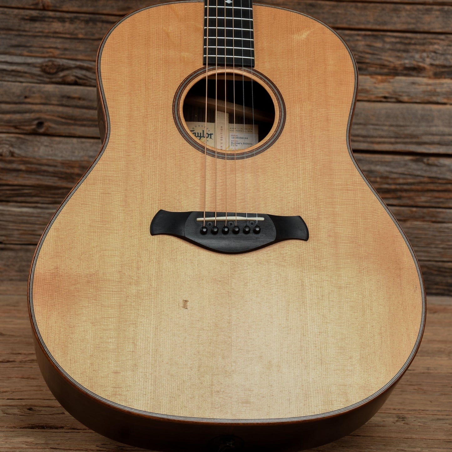 Taylor Builder's Edition 717e with V-Class Bracing Natural 2022 Acoustic Guitars / Dreadnought