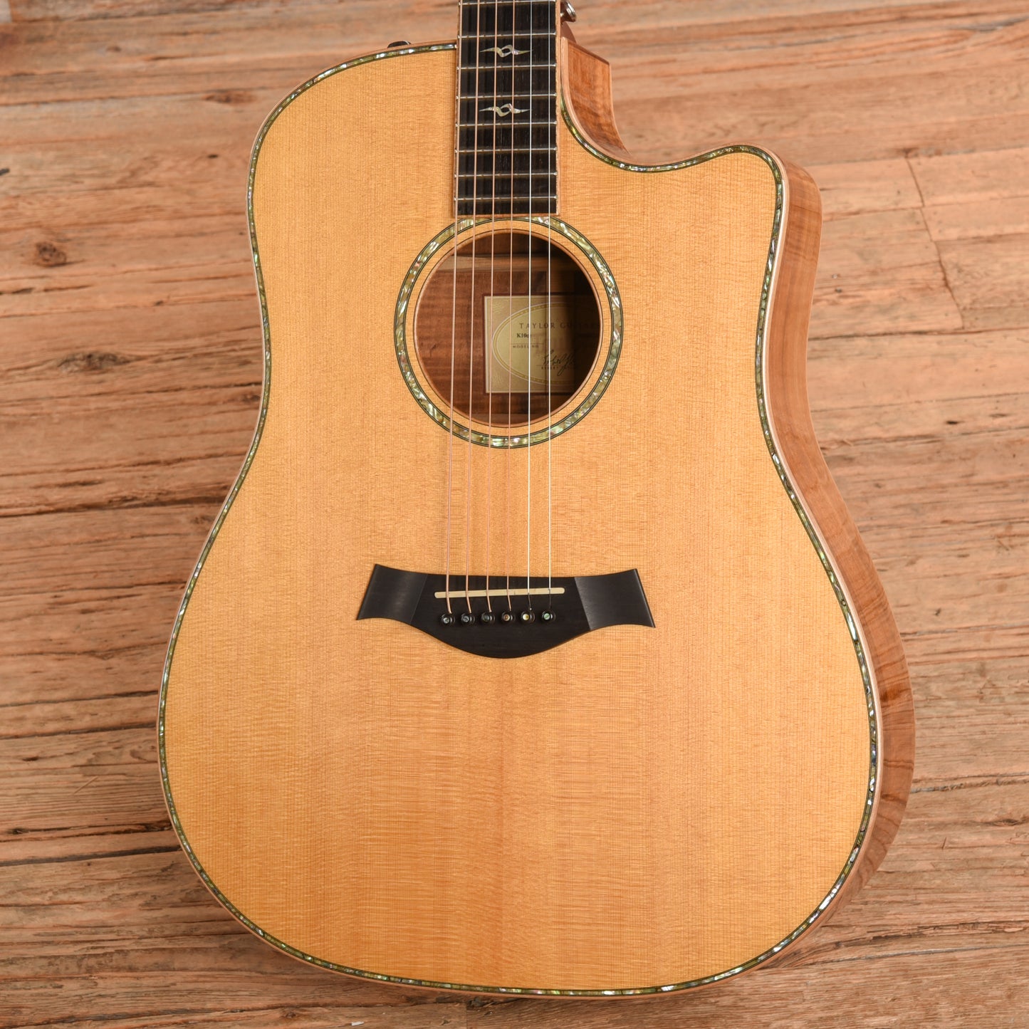 Taylor K10e Natural 2008 Acoustic Guitars / Dreadnought