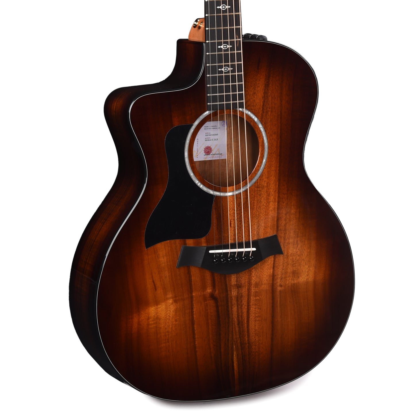 Taylor 224ce-K Deluxe LEFTY Grand Auditorium Koa Natural ES2 Acoustic Guitars / Left-Handed