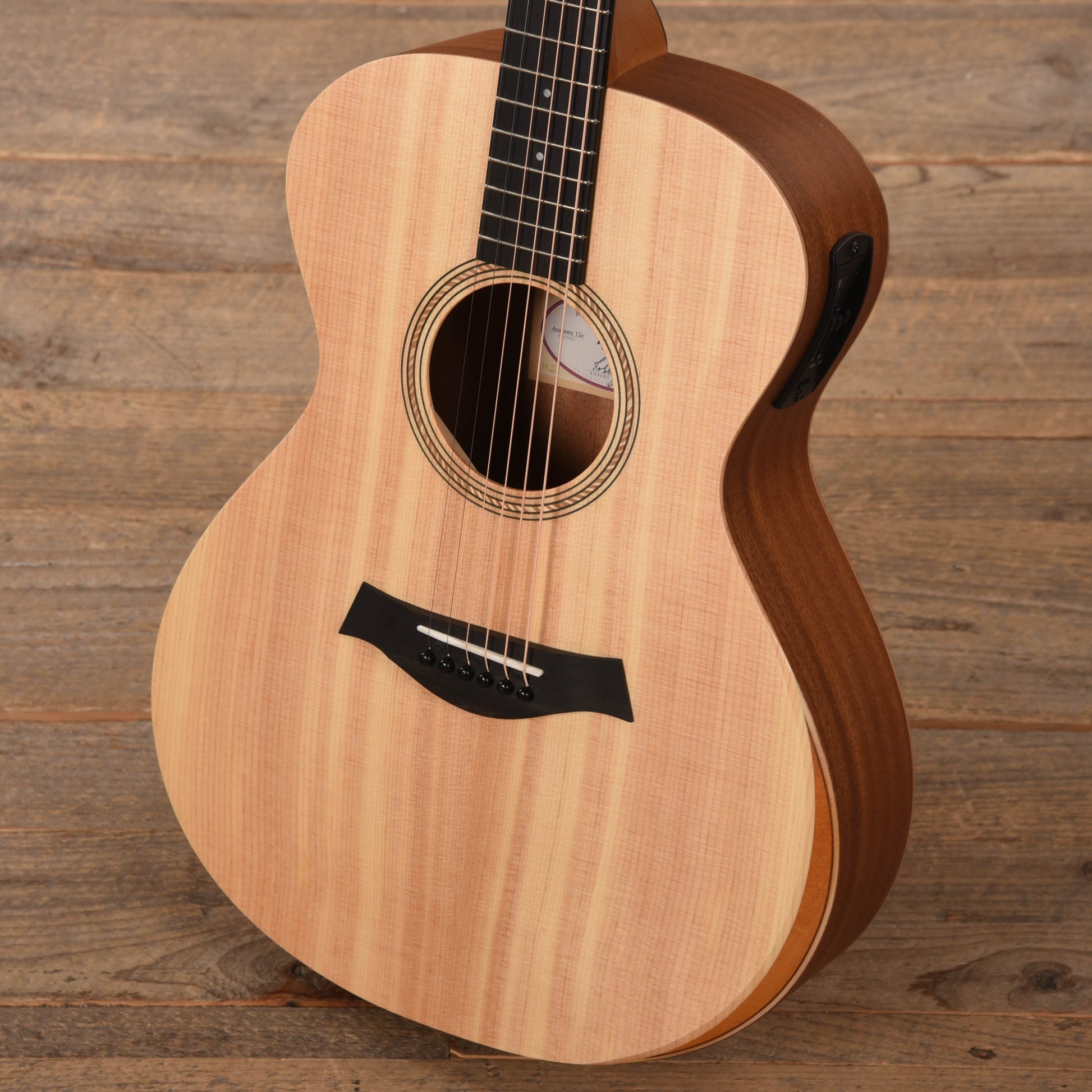 Taylor Academy 12e LEFTY Grand Concert Sitka/Sapele Natural w/ES-B Acoustic Guitars / Left-Handed