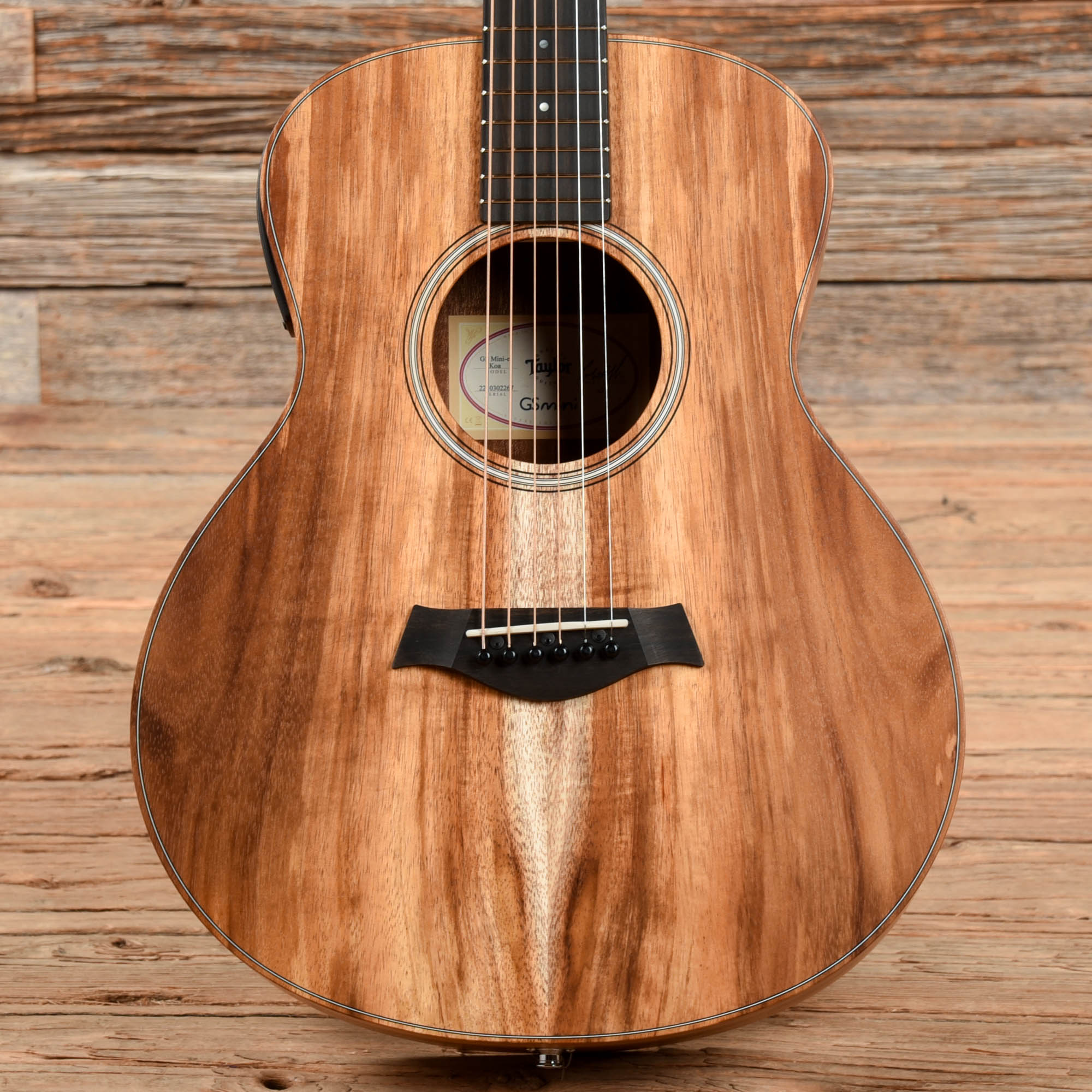 Taylor GS Mini-e Koa w/ 3-Band EQ Natural 2022 Acoustic Guitars / Mini/Travel