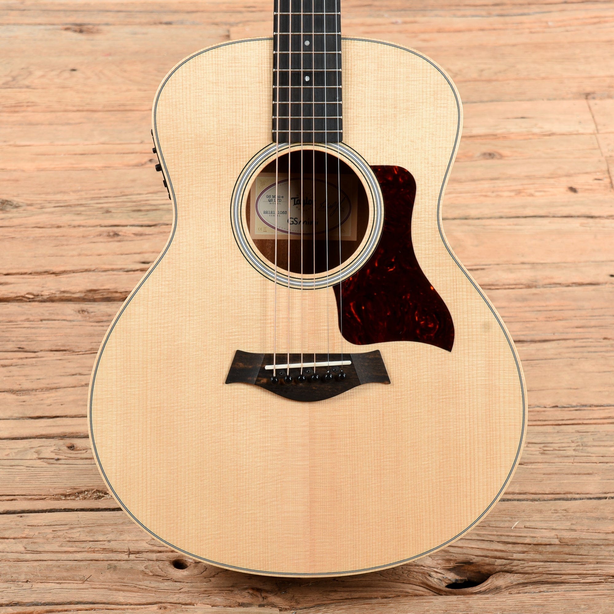 Taylor GS Mini-e Quilted Sapele Natural 2020 Acoustic Guitars / Mini/Travel