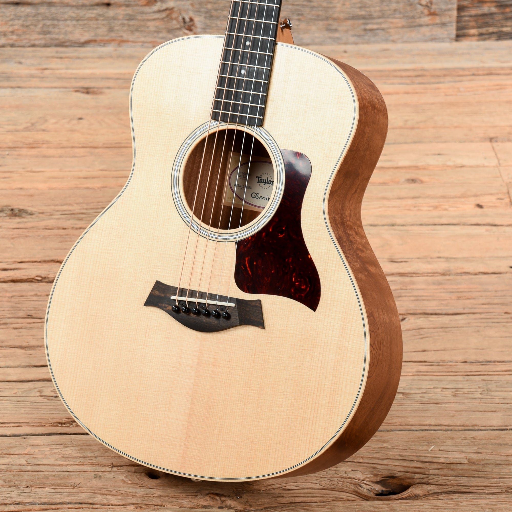 Taylor GS Mini-e Quilted Sapele Natural 2020 Acoustic Guitars / Mini/Travel