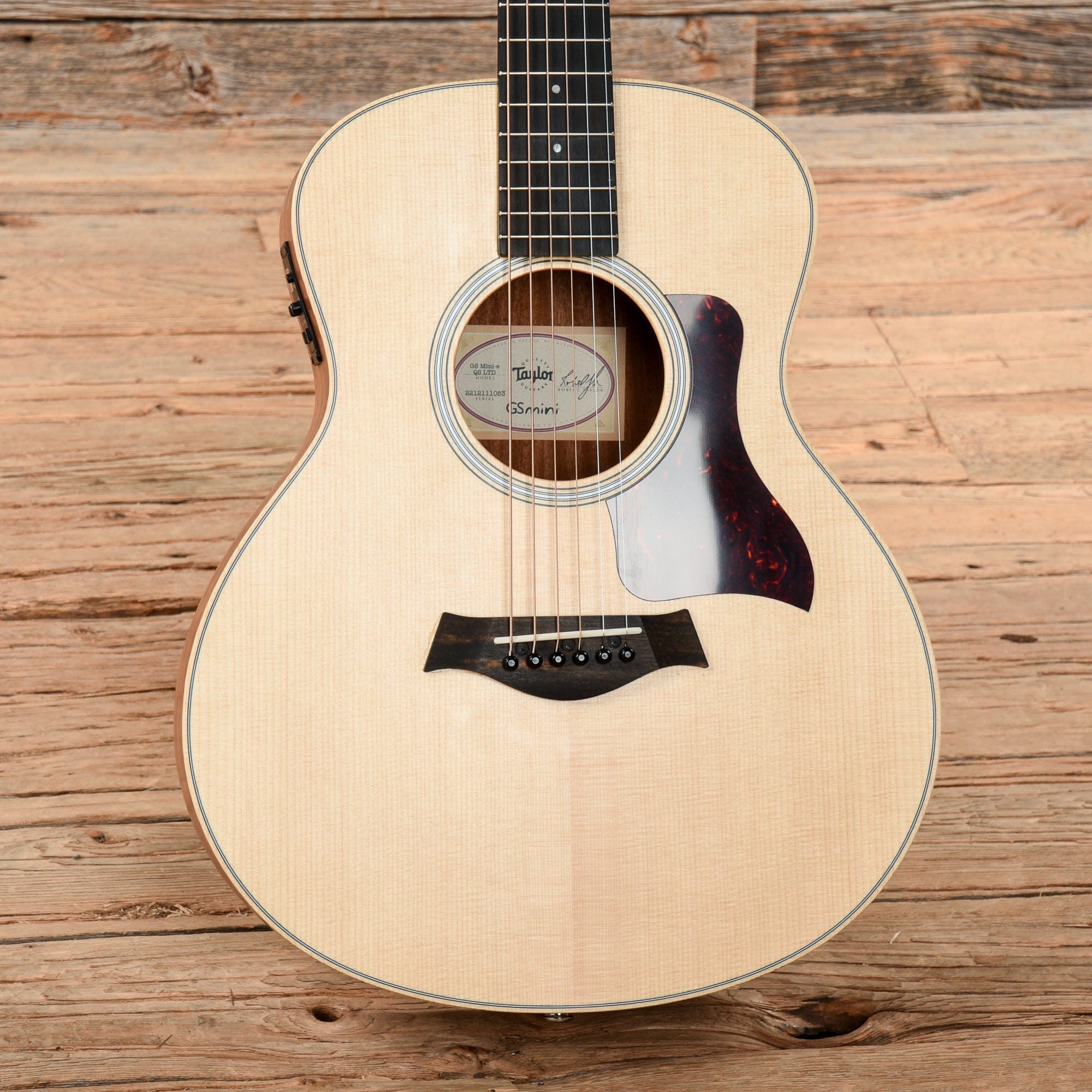 Taylor GS Mini-e Quilted Sapele Natural 2020 Acoustic Guitars / Mini/Travel