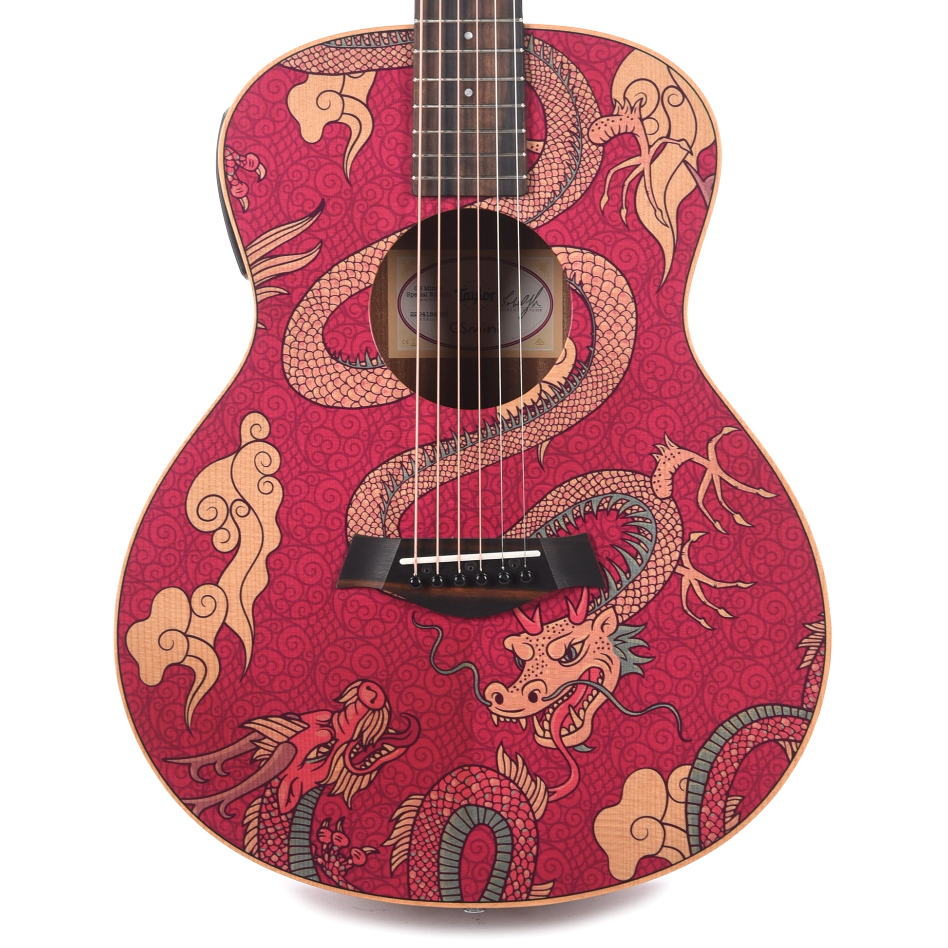 Taylor GS Mini-e Special Edition Dragon Acoustic Guitars / Mini/Travel