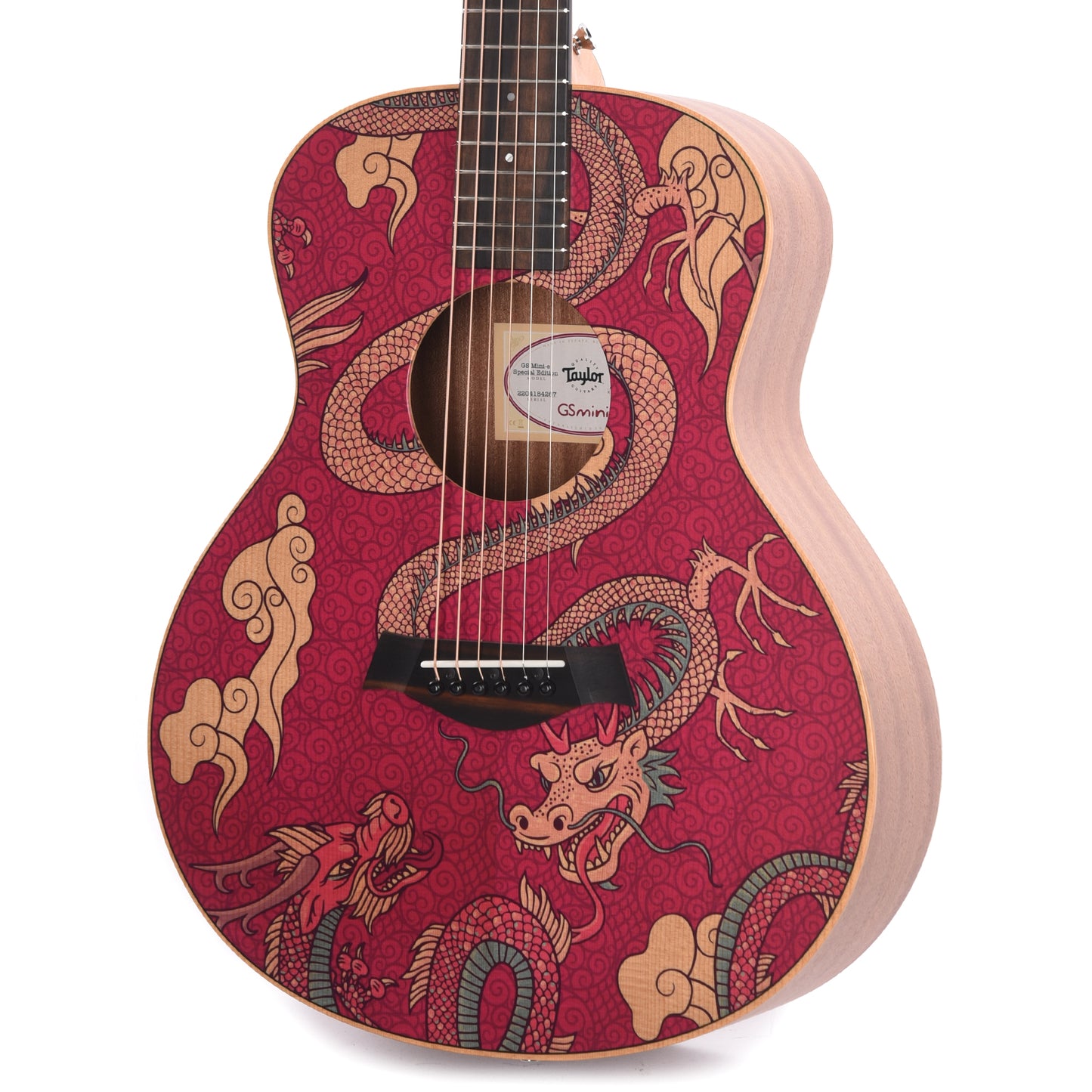 Taylor GS Mini-e Special Edition Dragon Acoustic Guitars / Mini/Travel