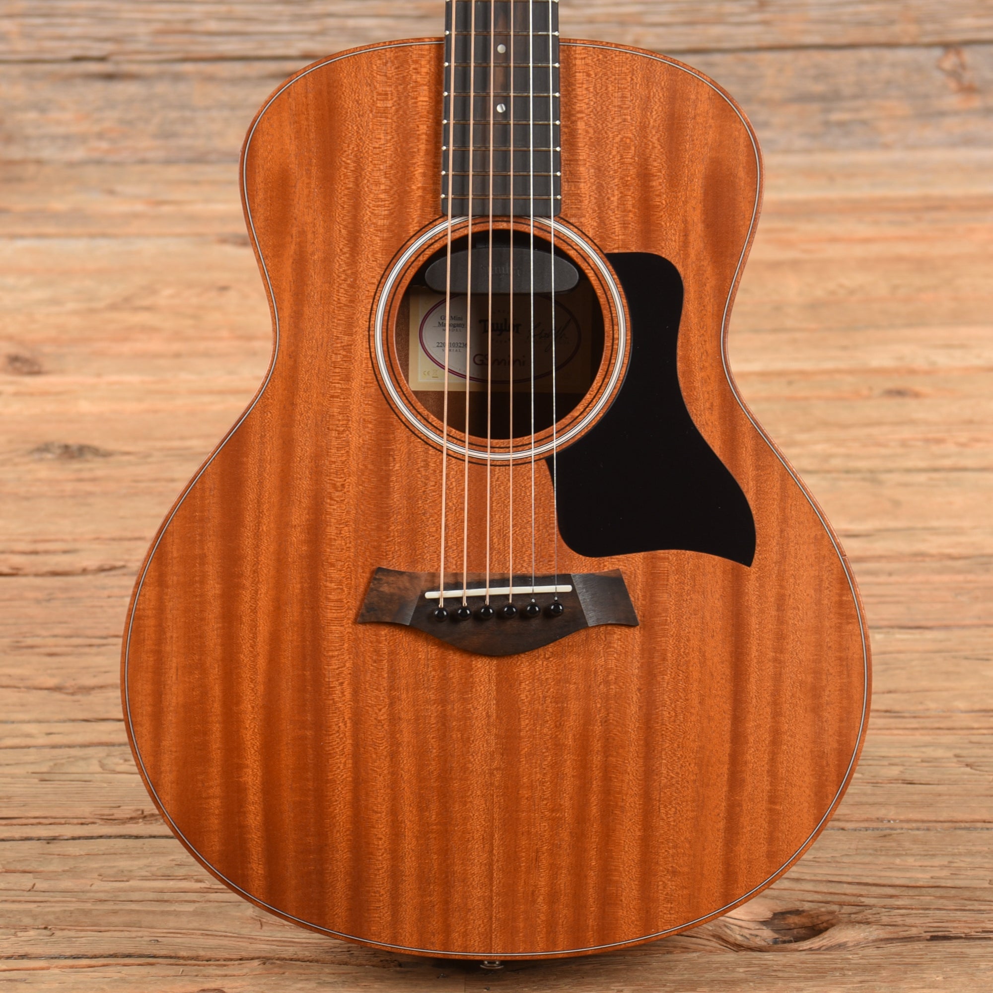 Taylor GS Mini Mahogany w/ ES-GO Natural 2023 Acoustic Guitars / Mini/Travel