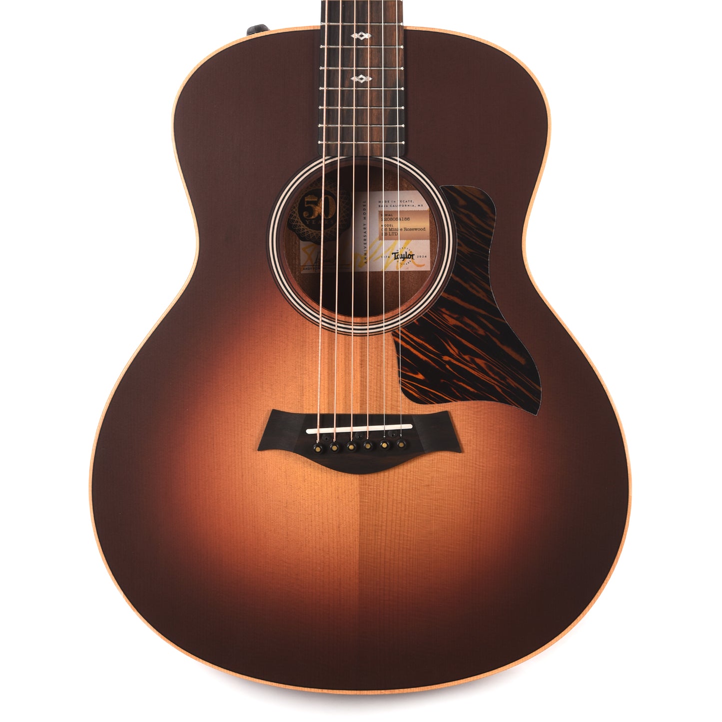 Taylor Limited 50th Anniversary GS Mini-e Spruce/Rosewood Vintage Sunburst Top Factory B-Stock Acoustic Guitars / Mini/Travel