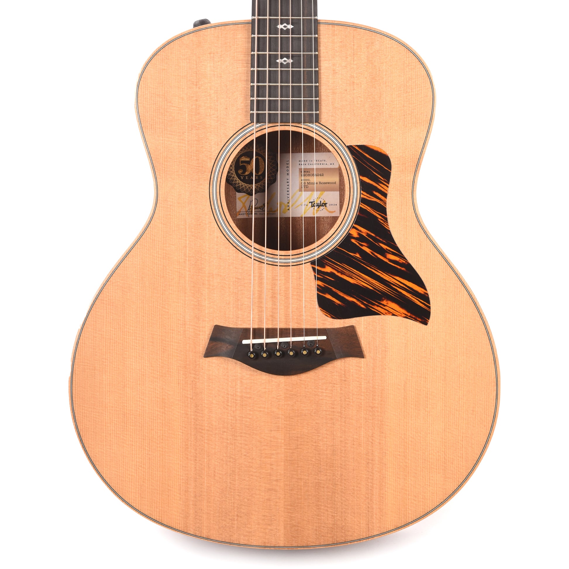 Taylor Limited 50th Anniversary GS Mini-e Torrefied Spruce/Rosewood Natural ES2 Factory B-Stock Acoustic Guitars / Mini/Travel