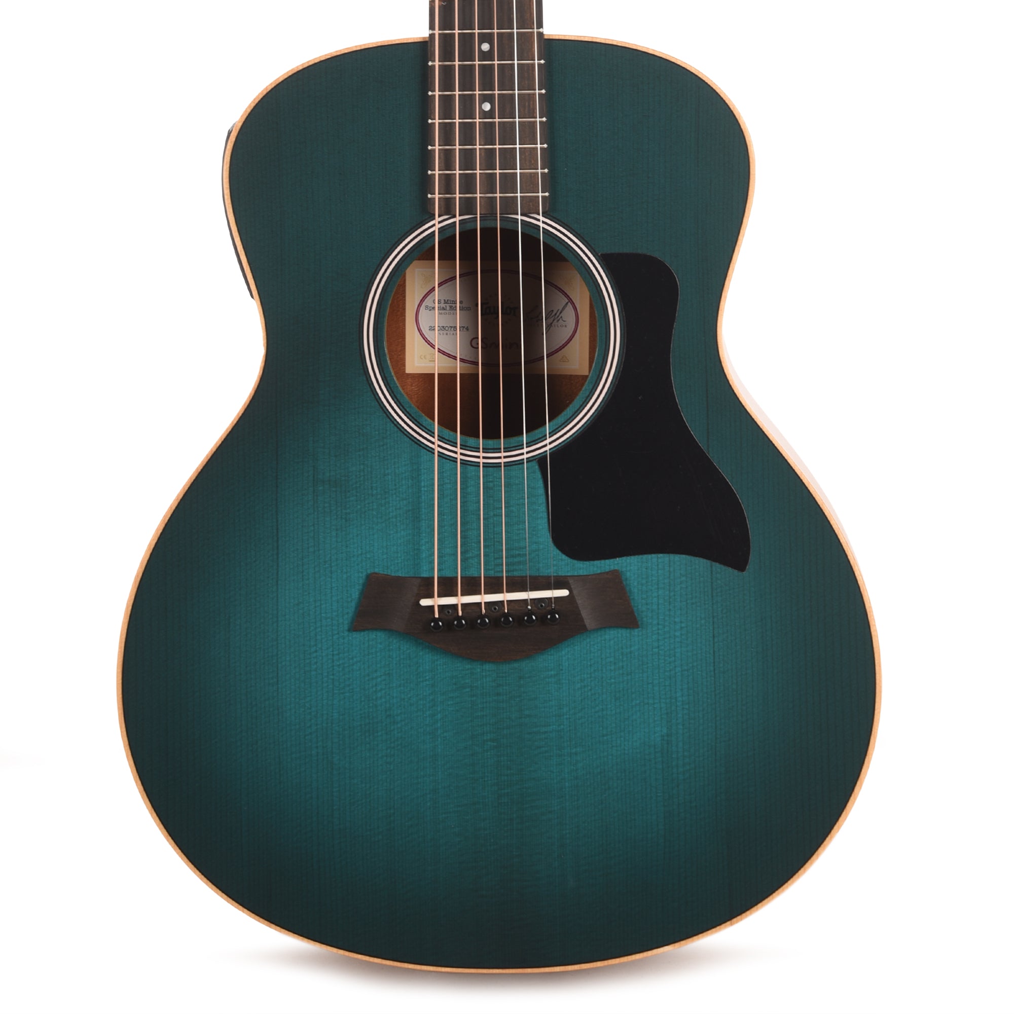 Taylor Special Edition GS Mini‐e Torrefied Sitka/Sapele Blue Burst ES-B Acoustic Guitars / Mini/Travel
