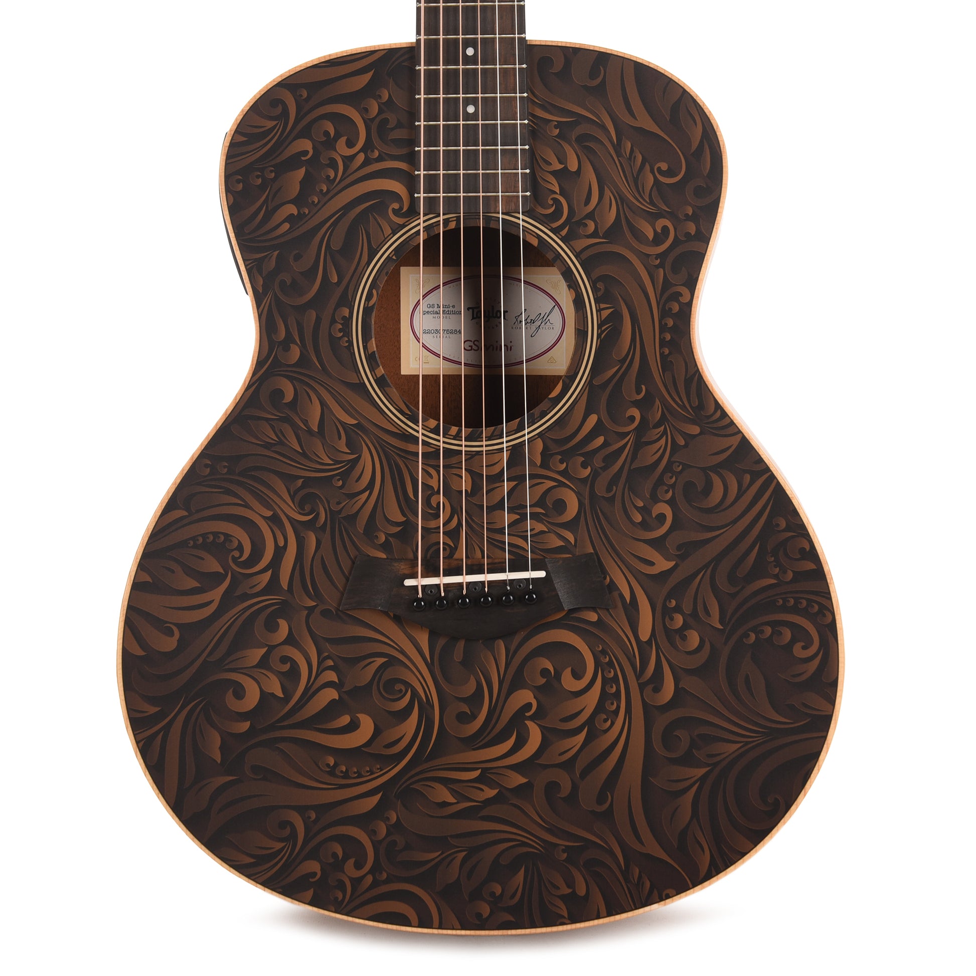 Taylor Special Edition GS Mini‐e Torrefied Sitka/Sapele Paisley Burst ES-B Acoustic Guitars / Mini/Travel