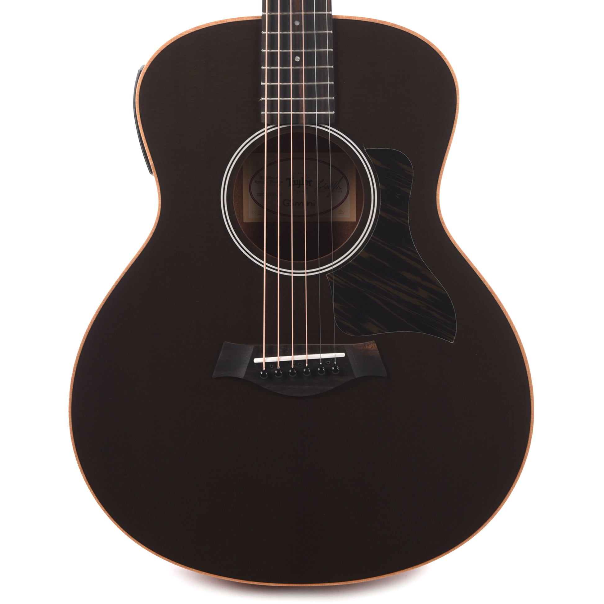 Taylor Special Edition GS Mini-e Torrefied Sitka/Sapele Trans Black Top ES-B Acoustic Guitars / Mini/Travel