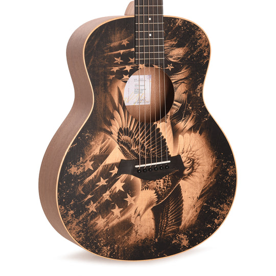 Taylor Special Edition GS Mini Torrefied Spruce/Sapele Americana Custom Artwork Acoustic Guitars / Mini/Travel