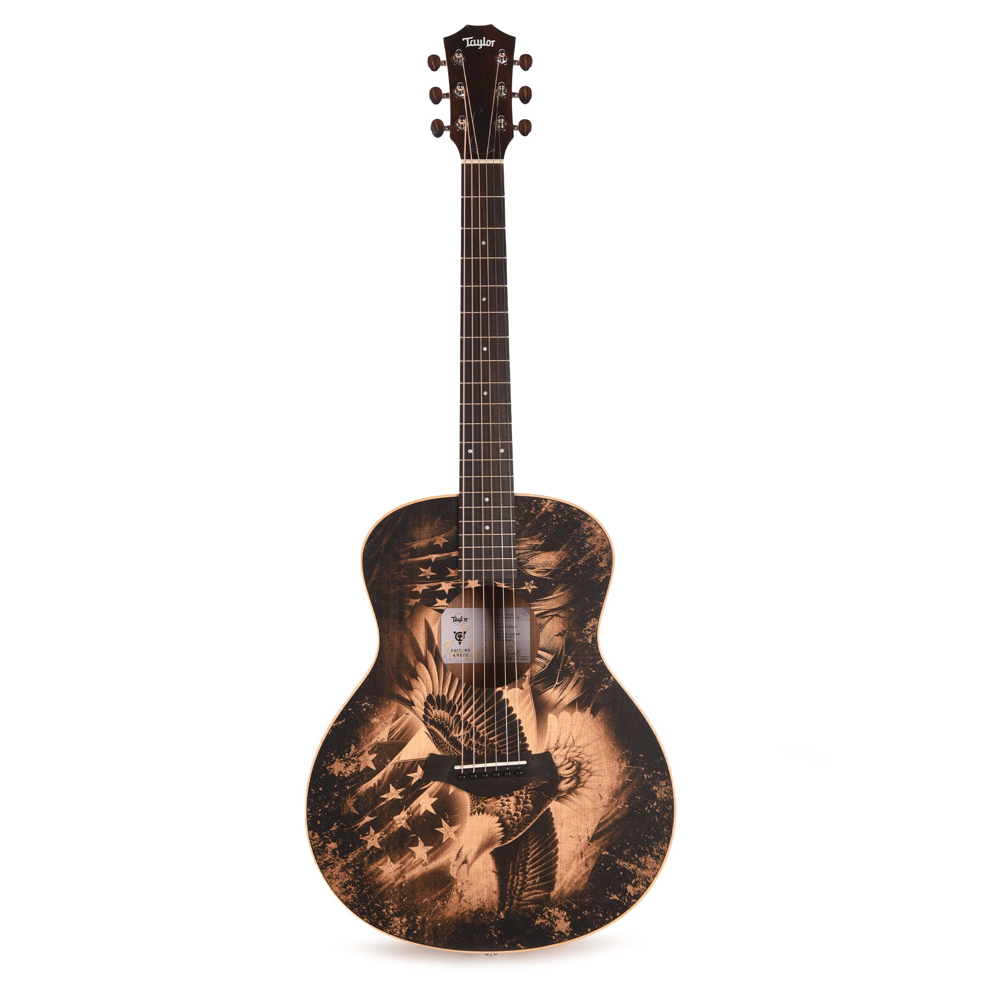 Taylor Special Edition GS Mini Torrefied Spruce/Sapele Americana Custom Artwork Acoustic Guitars / Mini/Travel