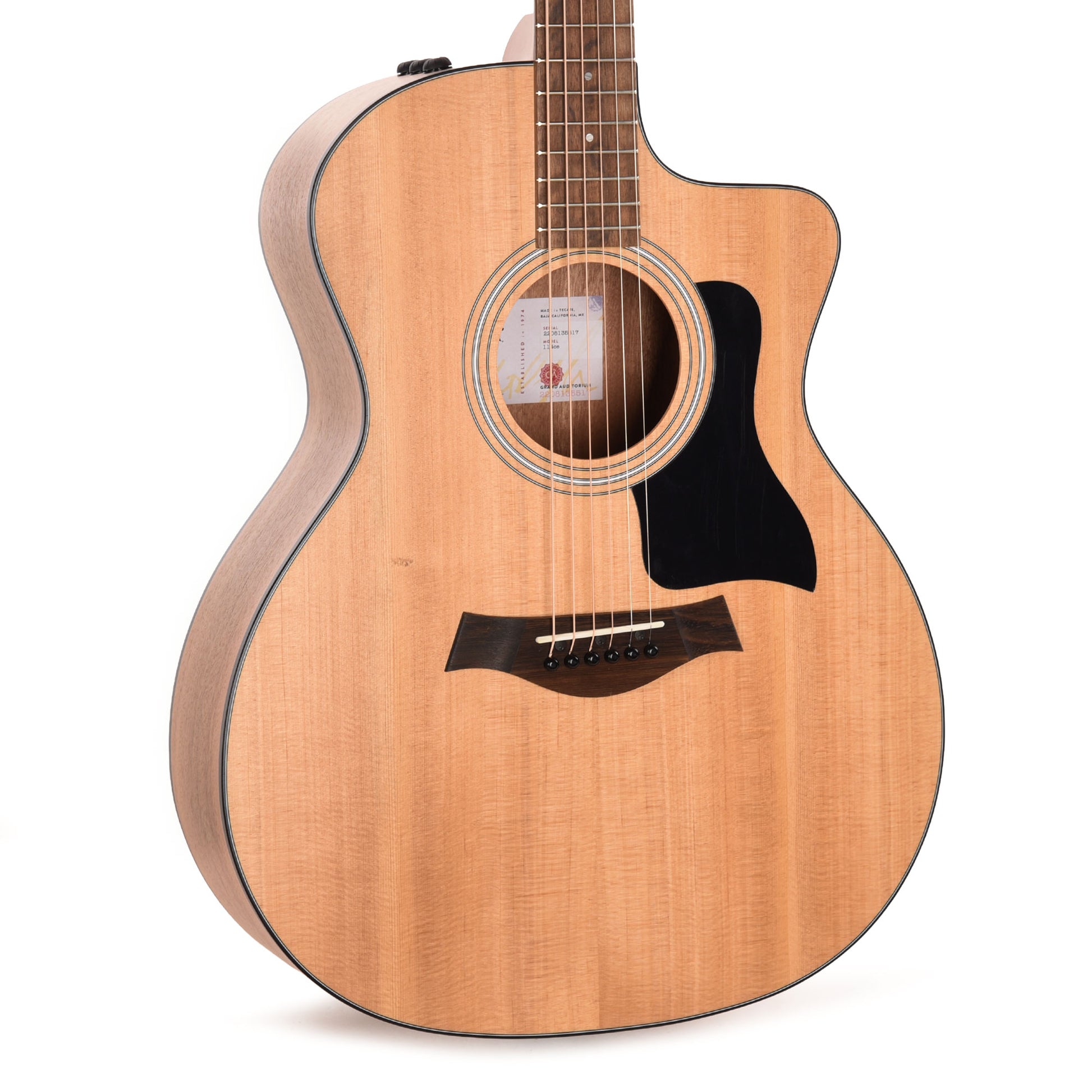 Taylor 114ce Grand Auditorium Spruce/Sapele Natural Acoustic Guitars / OM and Auditorium
