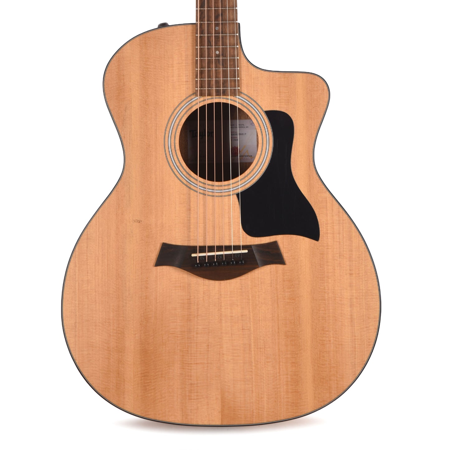 Taylor 114ce Grand Auditorium Spruce/Sapele Natural Acoustic Guitars / OM and Auditorium