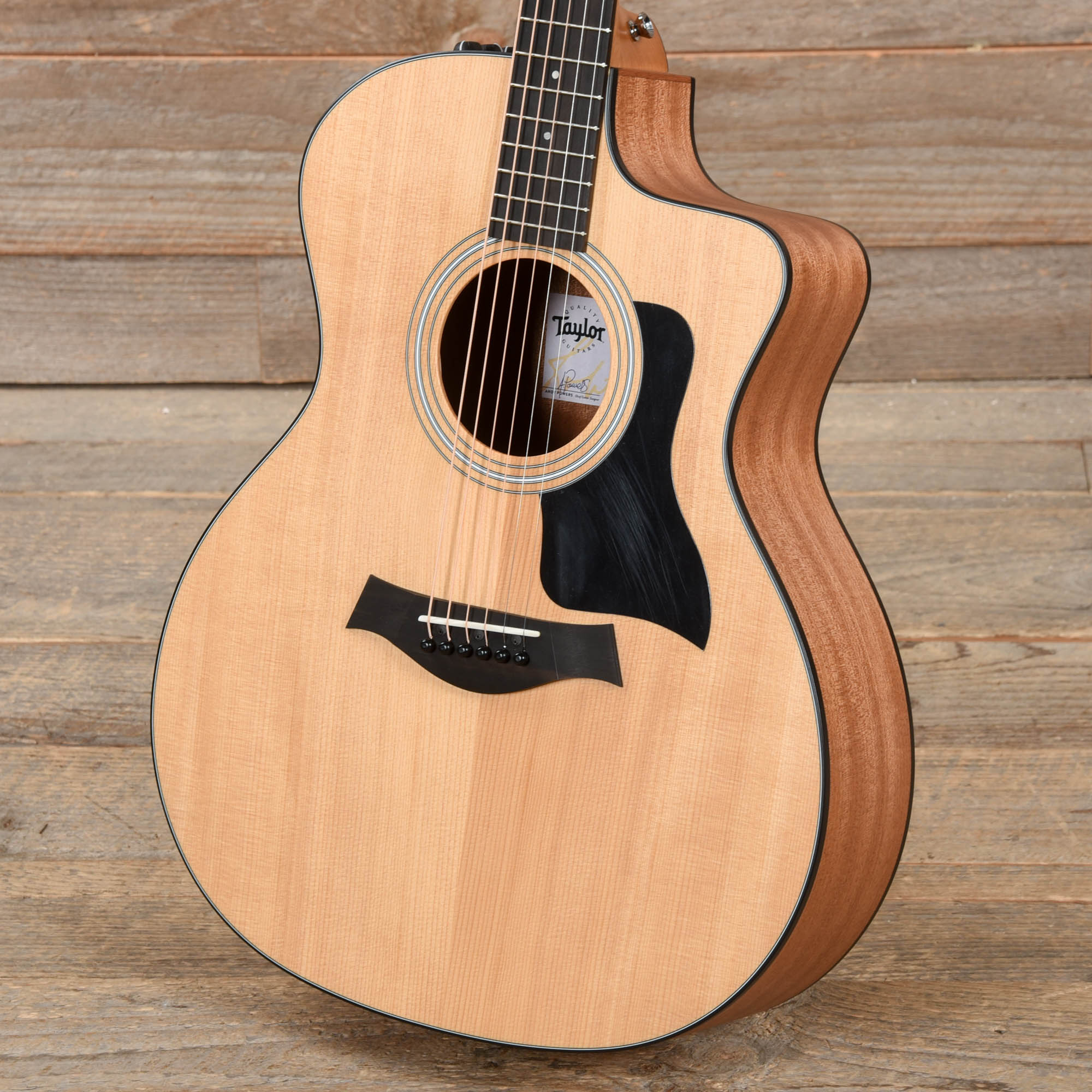 Taylor 114ce Grand Auditorium Spruce/Sapele Natural Acoustic Guitars / OM and Auditorium